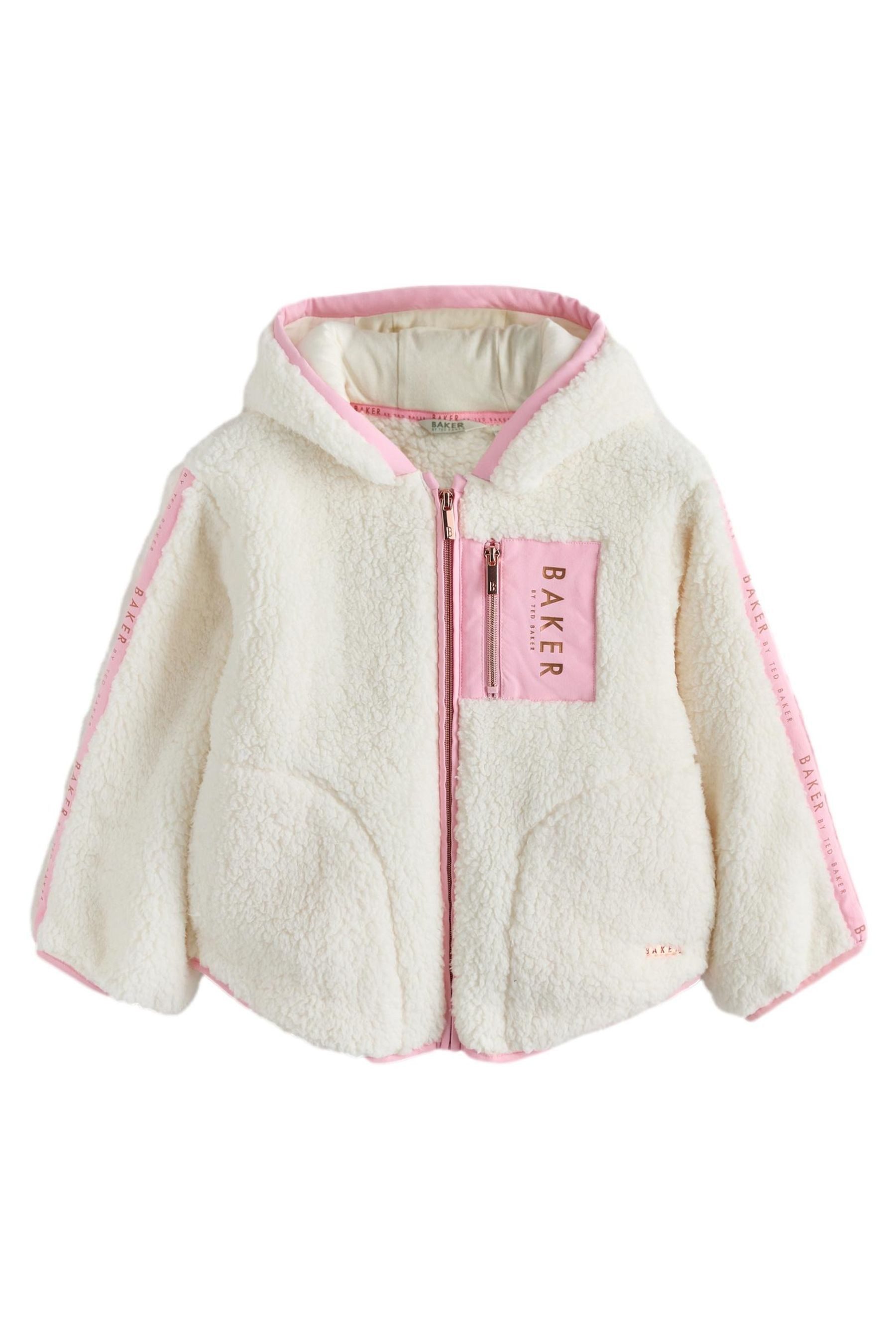 Baker by Ted Baker Fleecejacke Baker by Ted Baker Kapuzenjacke aus Borgfleece (1-St)