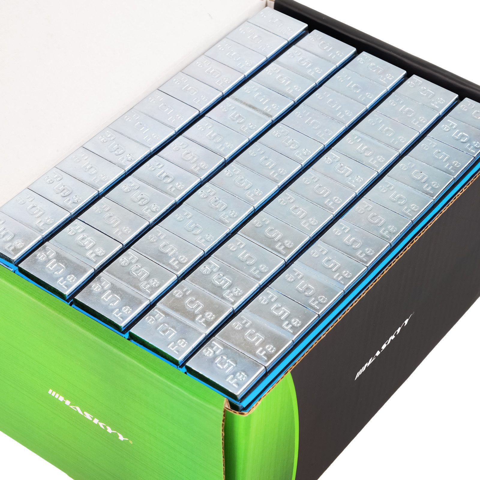 Reifenmontagemaschine HASKYY Klebegewichte Auswuchtgewichte 100x Riegel 12x5g Alufelgen 6kg