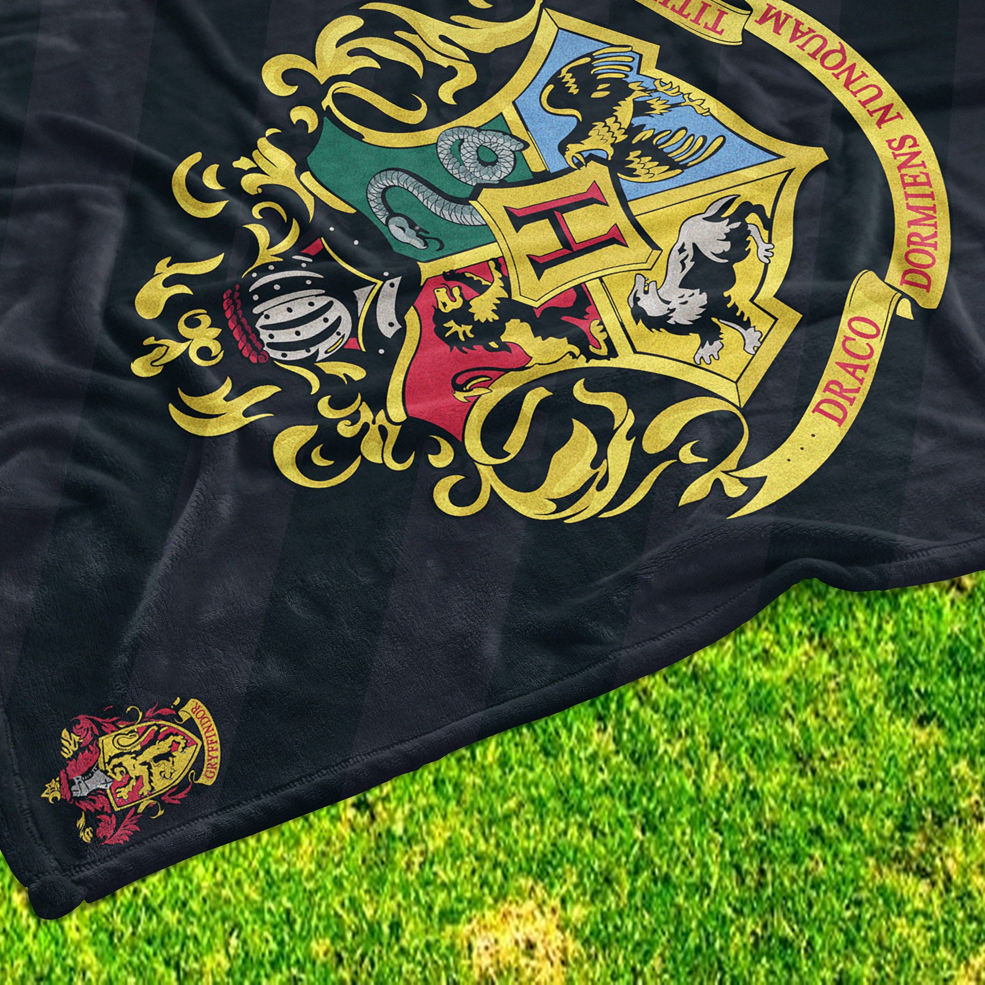 Kinderdecke Harry Potter Decke Hogwarts 150x200 cm Kuscheldecke Fleecedecke Magie, BERONAGE, passend zur Bettwäsche, ideal für Sofa, Couch, Kinder-Bett, Auto
