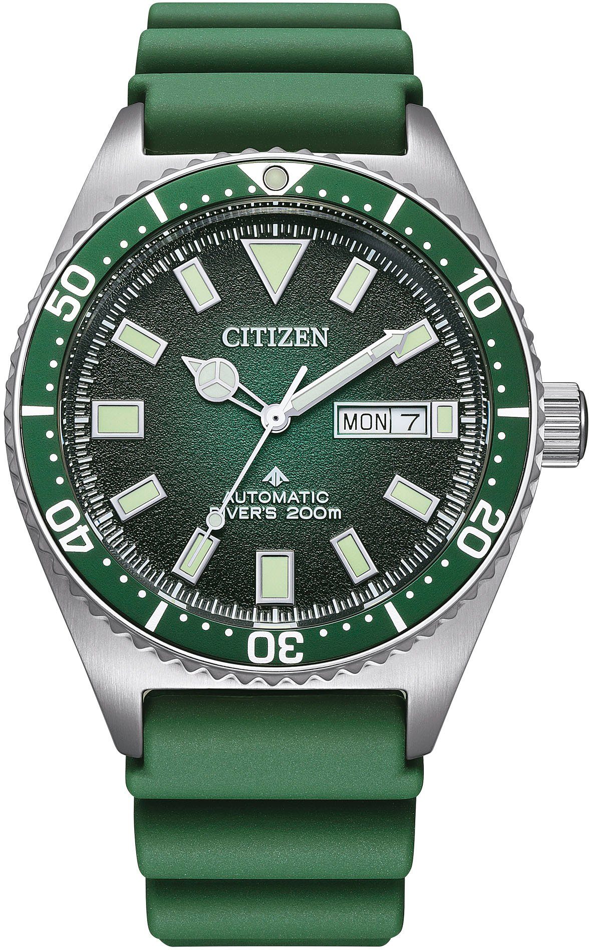 Citizen Automatikuhr NY0121-09XE, Armbanduhr, Herrenuhr, Damenuhr, Taucheruhr, bis 20 bar wasserdicht