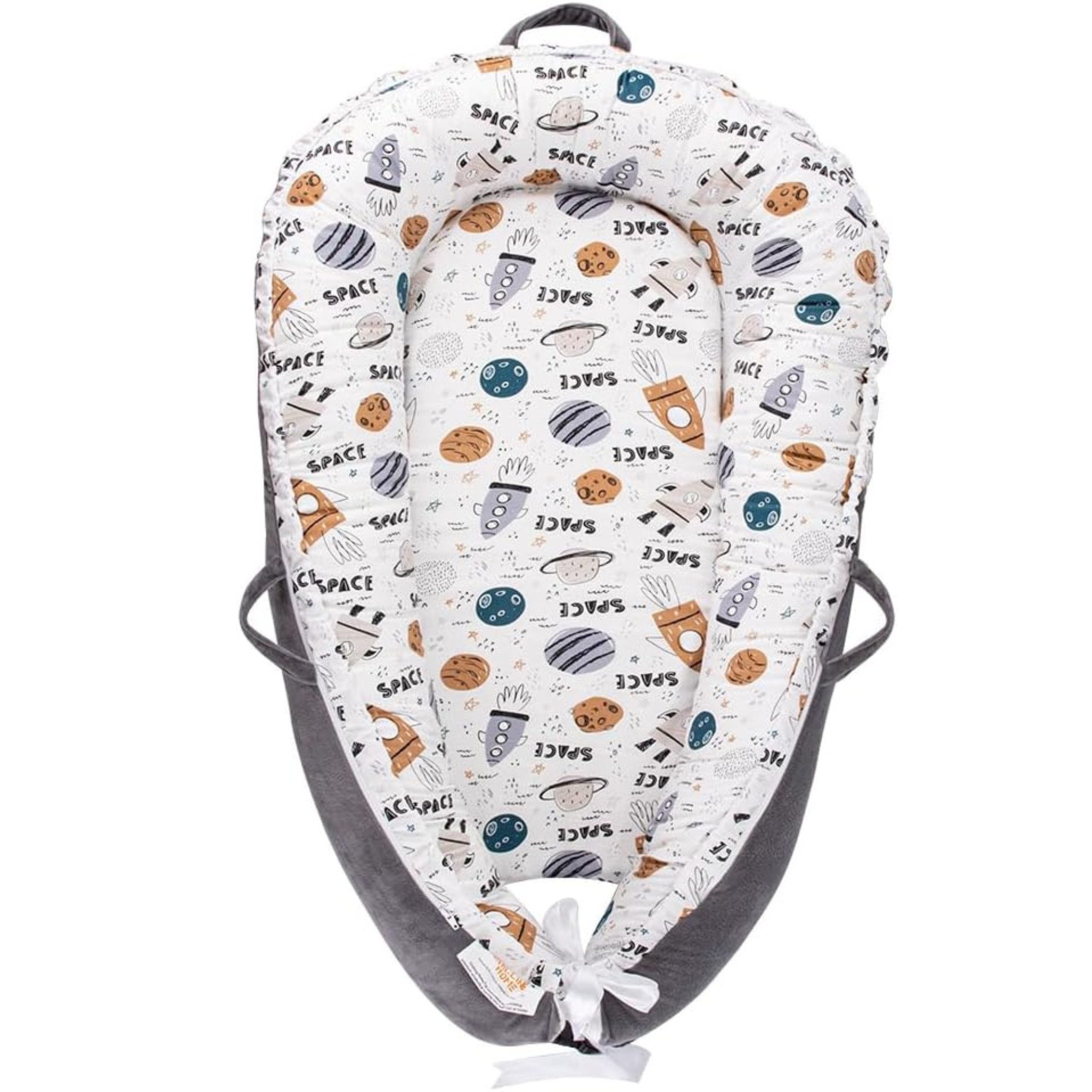Vivitar Bettnestchen für Neugeborene, tragbare und verstellbare Baby-Liege, (tragbar, größenverstellbar, weiche Auflage für Neugeborene, mit Reversible 100% Baumwolle und Samt Abdeckung), für 0-12 Monate Jungen Mädchen, Baby Essentials für die Reise