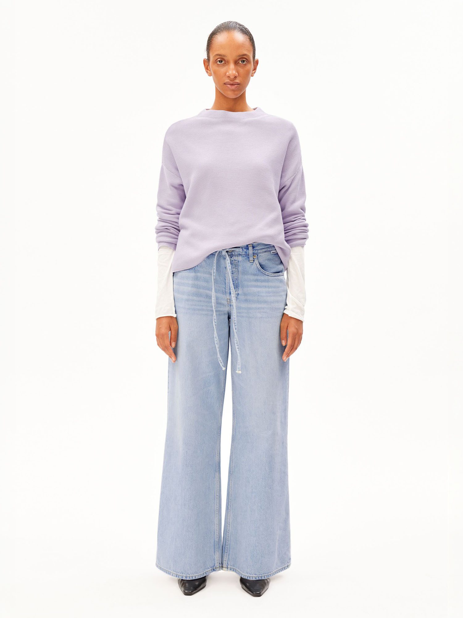 Armedangels Rundhalspullover Merinaa Links Links Sweater