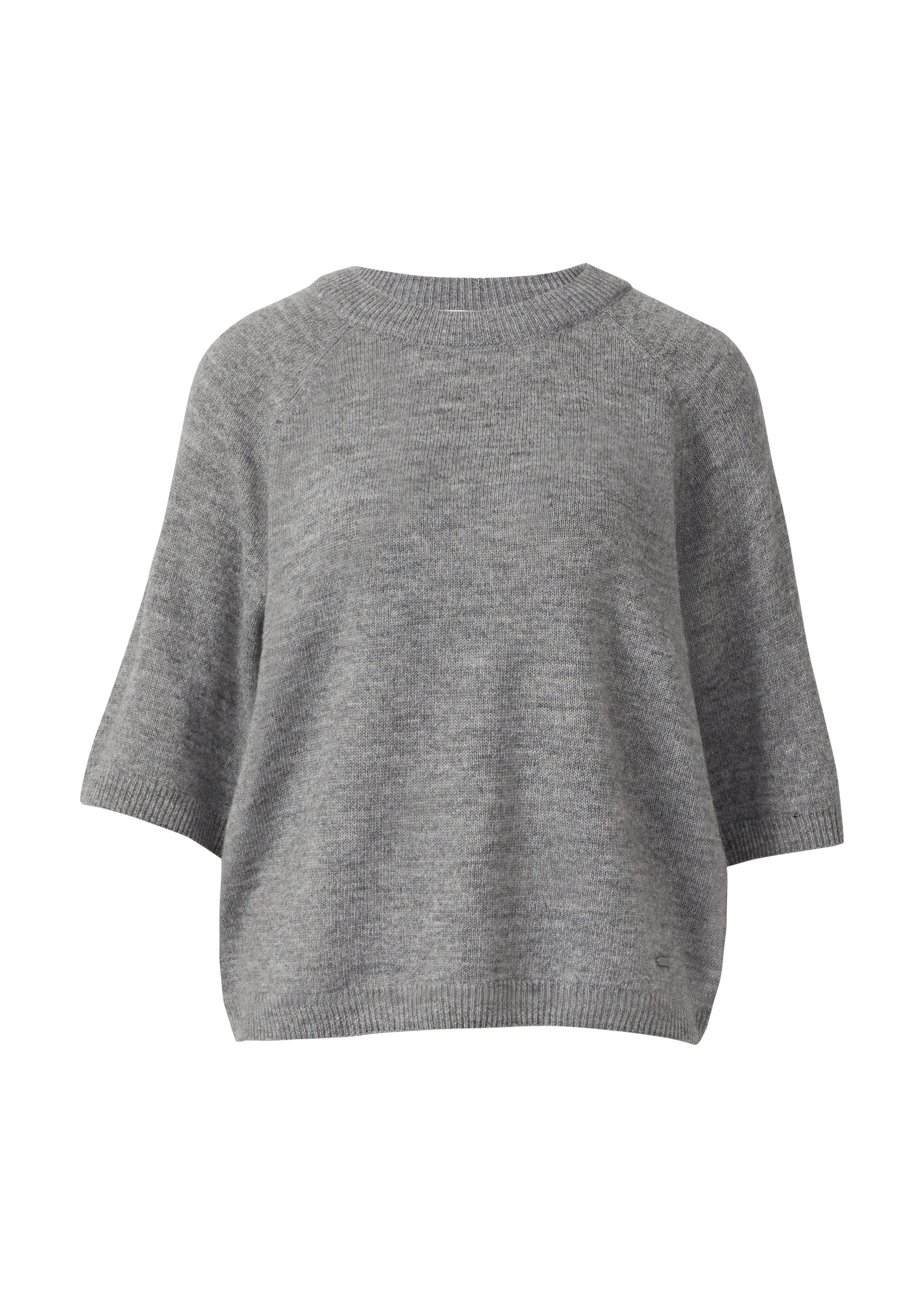 s.Oliver Kurzarmpullover Strickpullover Kurzarmpullover aus Alpakamix günstig online kaufen