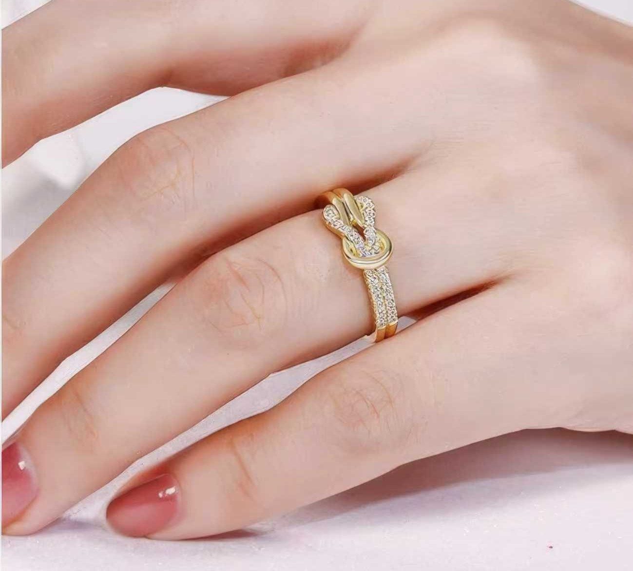 Jumpeak Diamantring ring damen,ring gold damen 585 echtgold,engagement ring,labordiamant, geschenk ideen für frau,Brillantschlif,erstkommunion geschenk mädchen