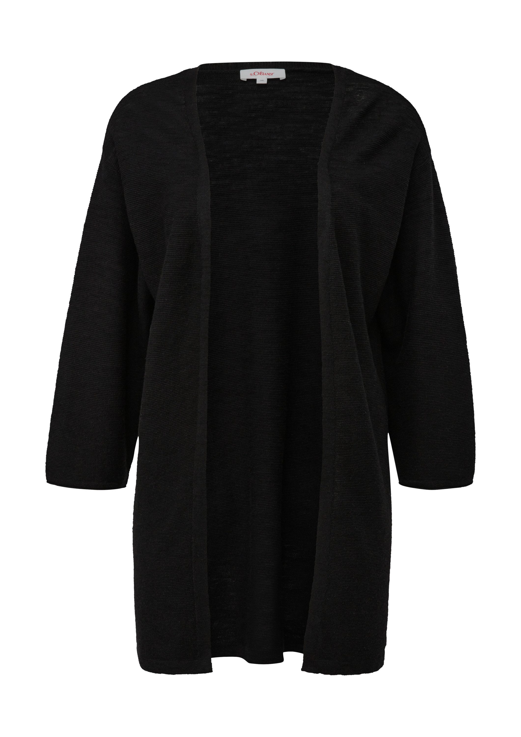 s.Oliver Cardigan Strickjacke Lange Strickjacke aus günstig online kaufen