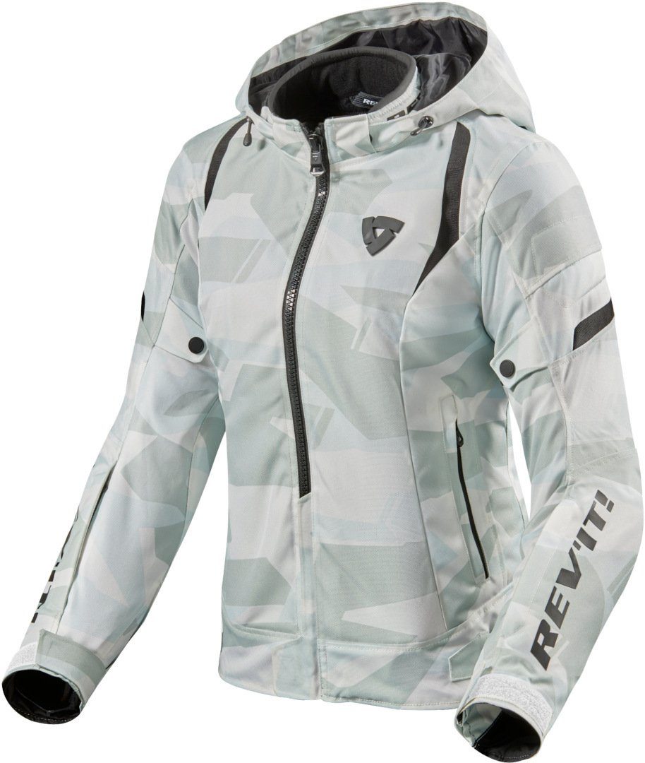 Revit Motorradjacke Flare 2 Damen Motorrad Textiljacke herausnehmbares Innenfutter,wasserdicht