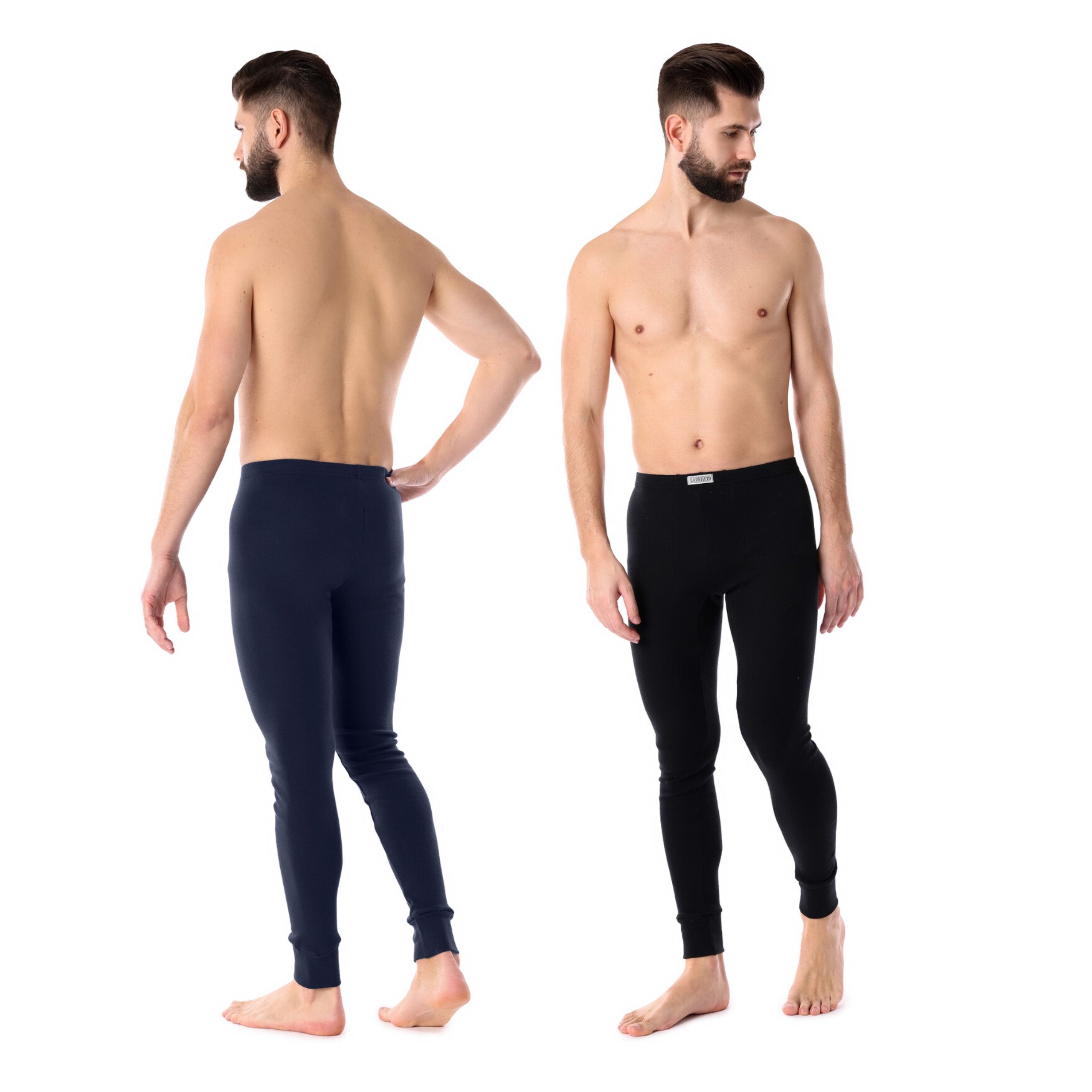 Ladeheid Lange Unterhose 2-er Pack Herren lange Thermounterhose LA40-247 (1-St) – Bild 3 von 5