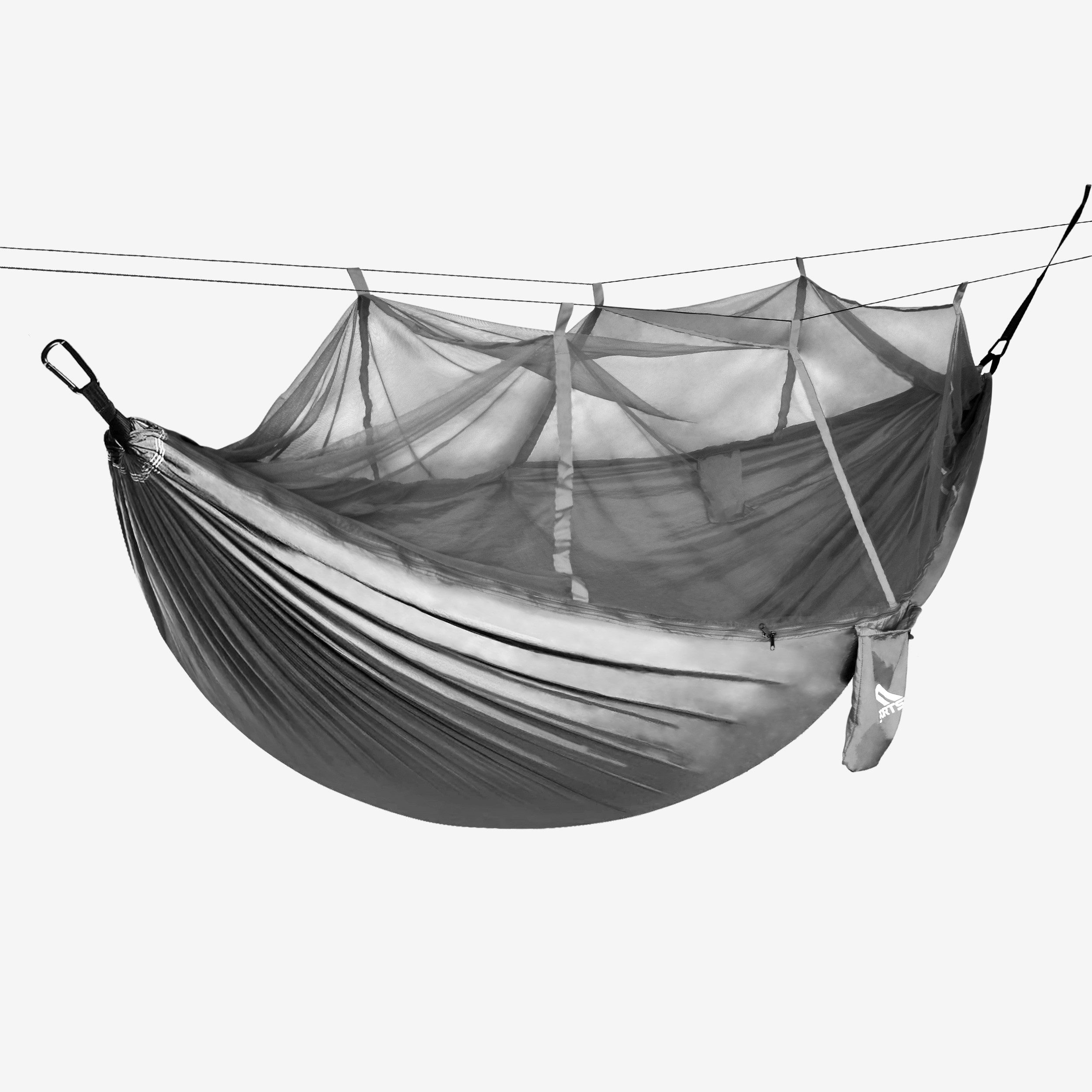 MSports® Hängematte MSports Hängematte mit Moskitonetz für Camping Outdoor Sonnenliege