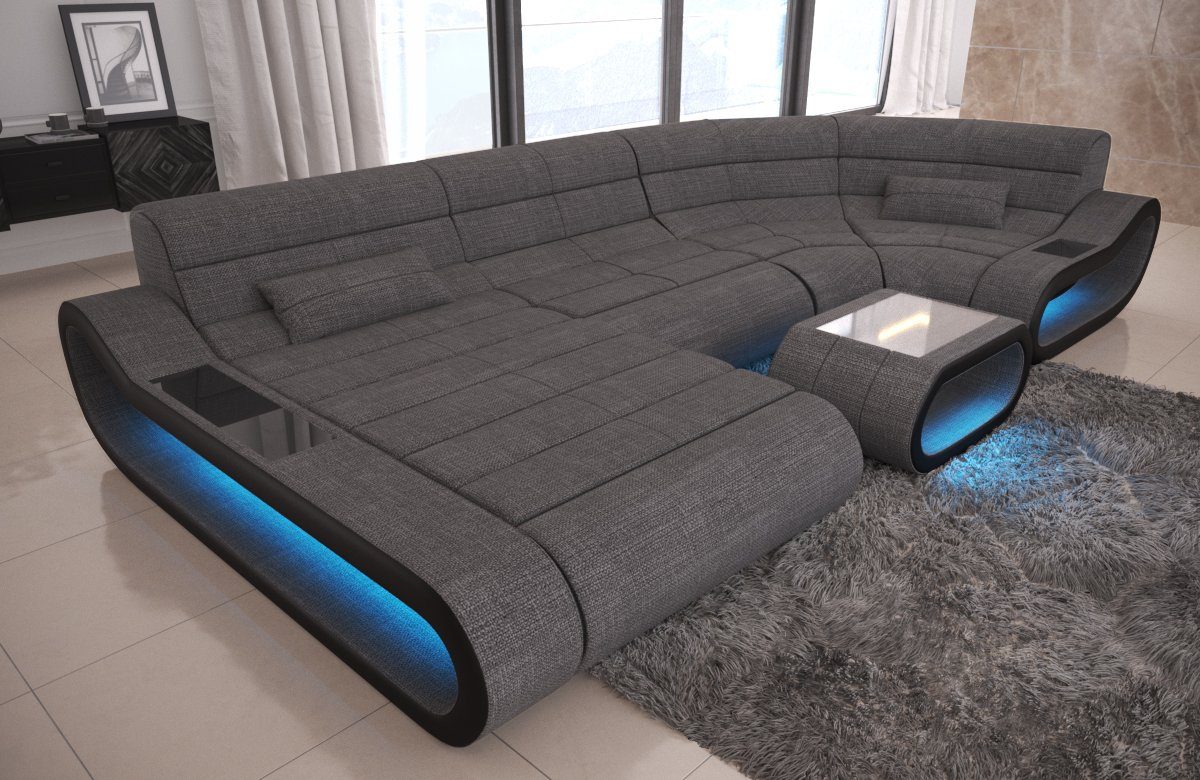 Sofa Dreams Wohnlandschaft Stoff Couch Polstersofa günstig online kaufen