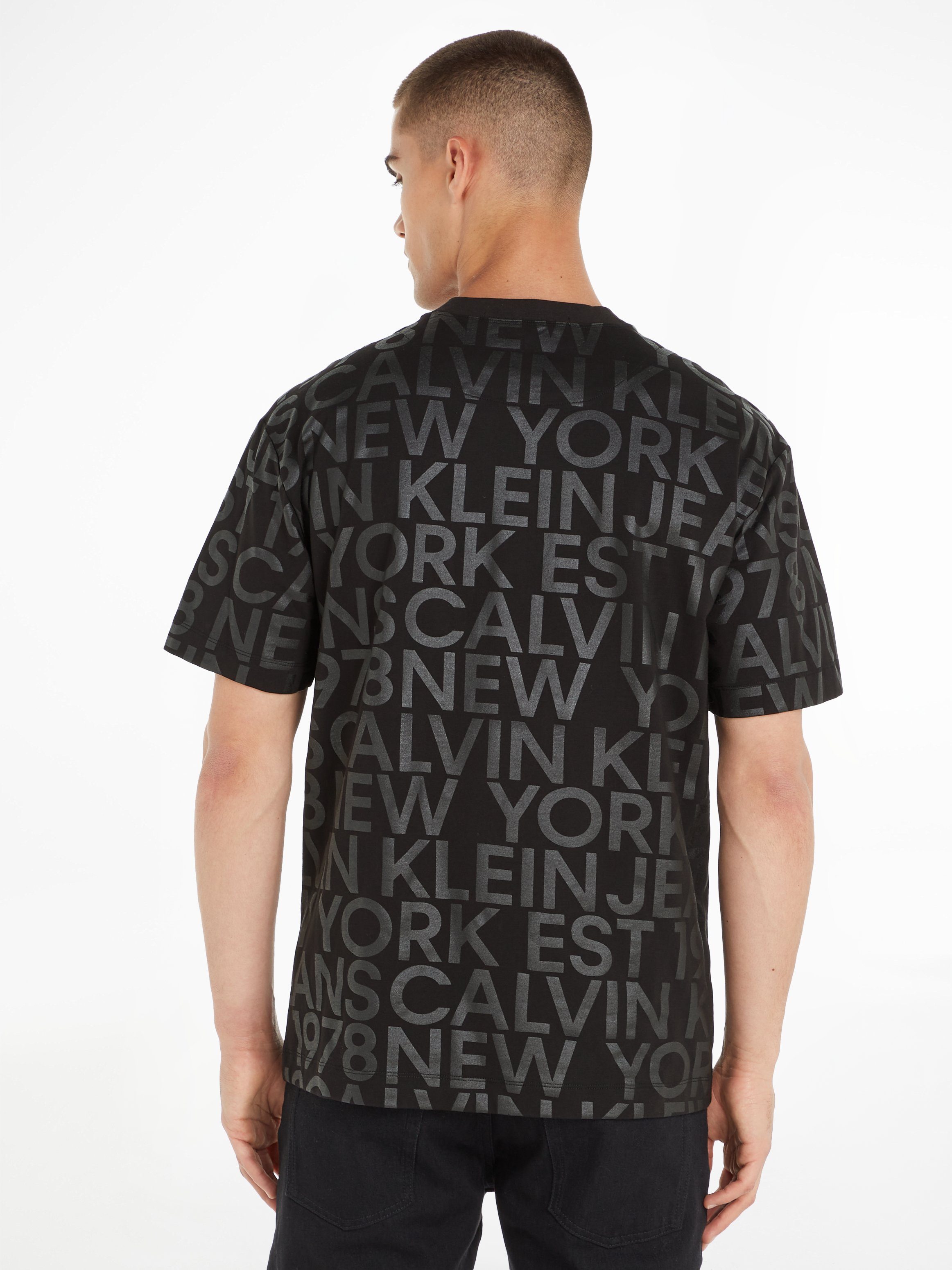 Jeans LOGO TEE T-Shirt AOP Klein Calvin