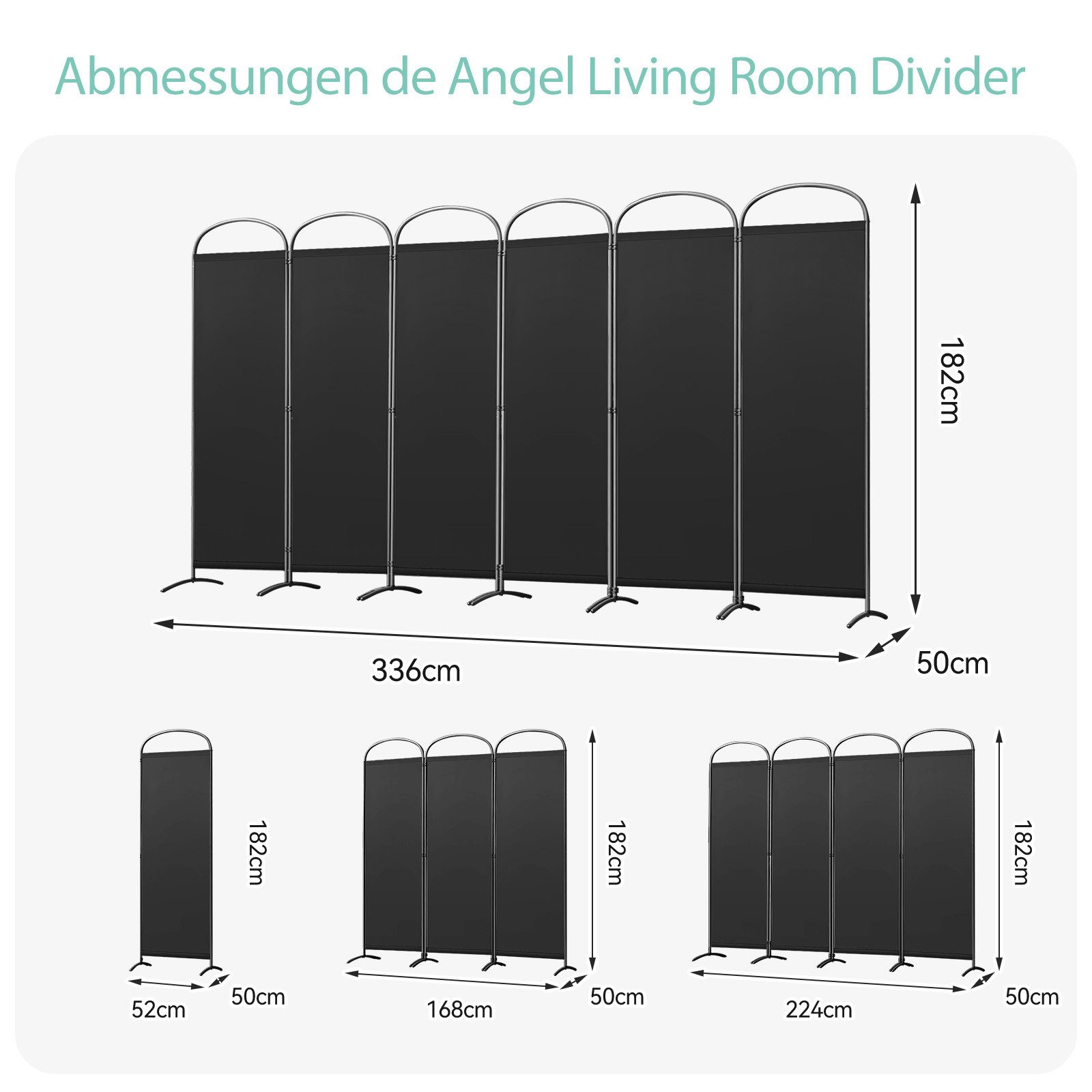Angel Living Paravent 6-Teilig, Sichtschutz Faltbar günstig online kaufen