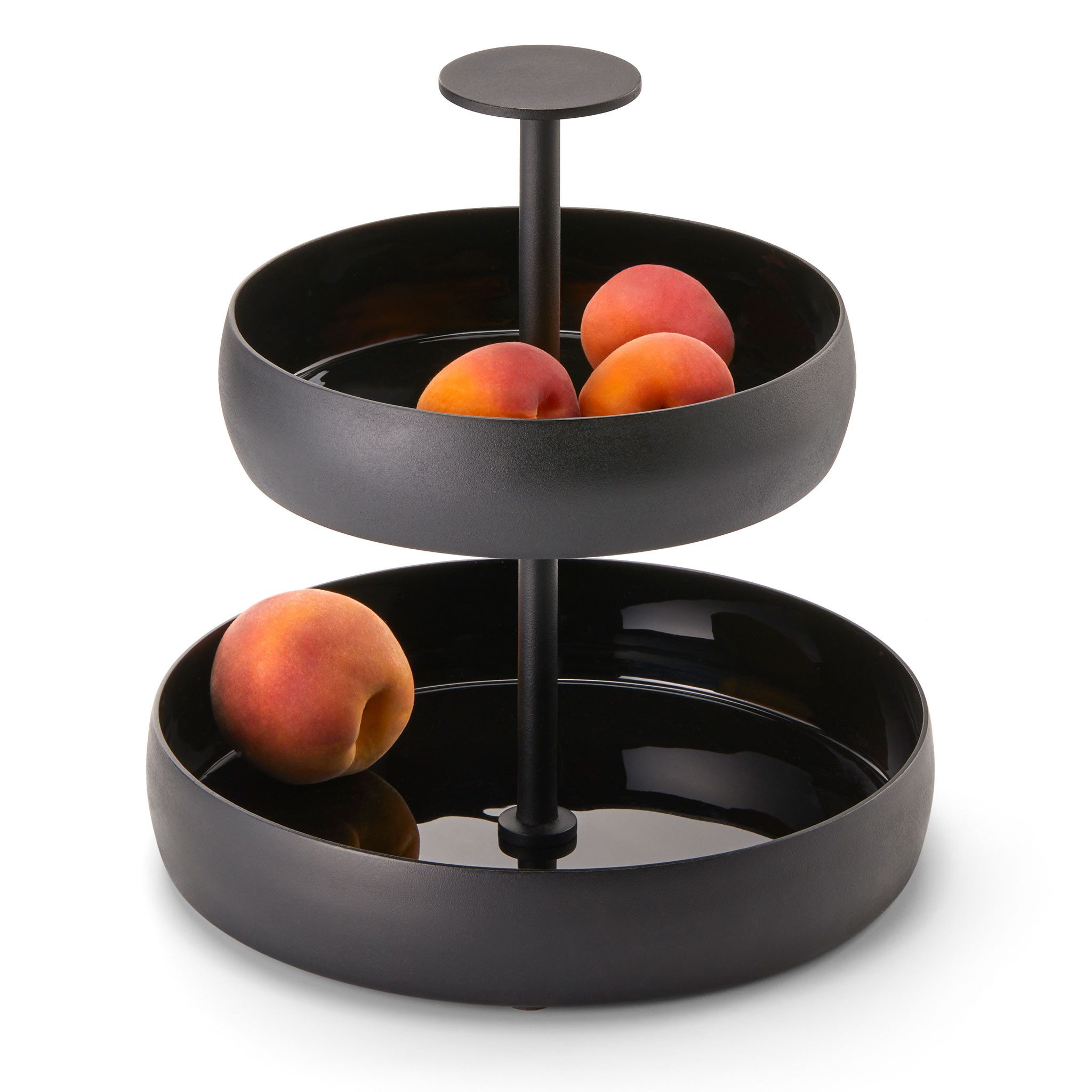 PHILIPPI Etagere Negretto; Etagere aus schwarzem Aluminium, Aluminium, (2-tlg)