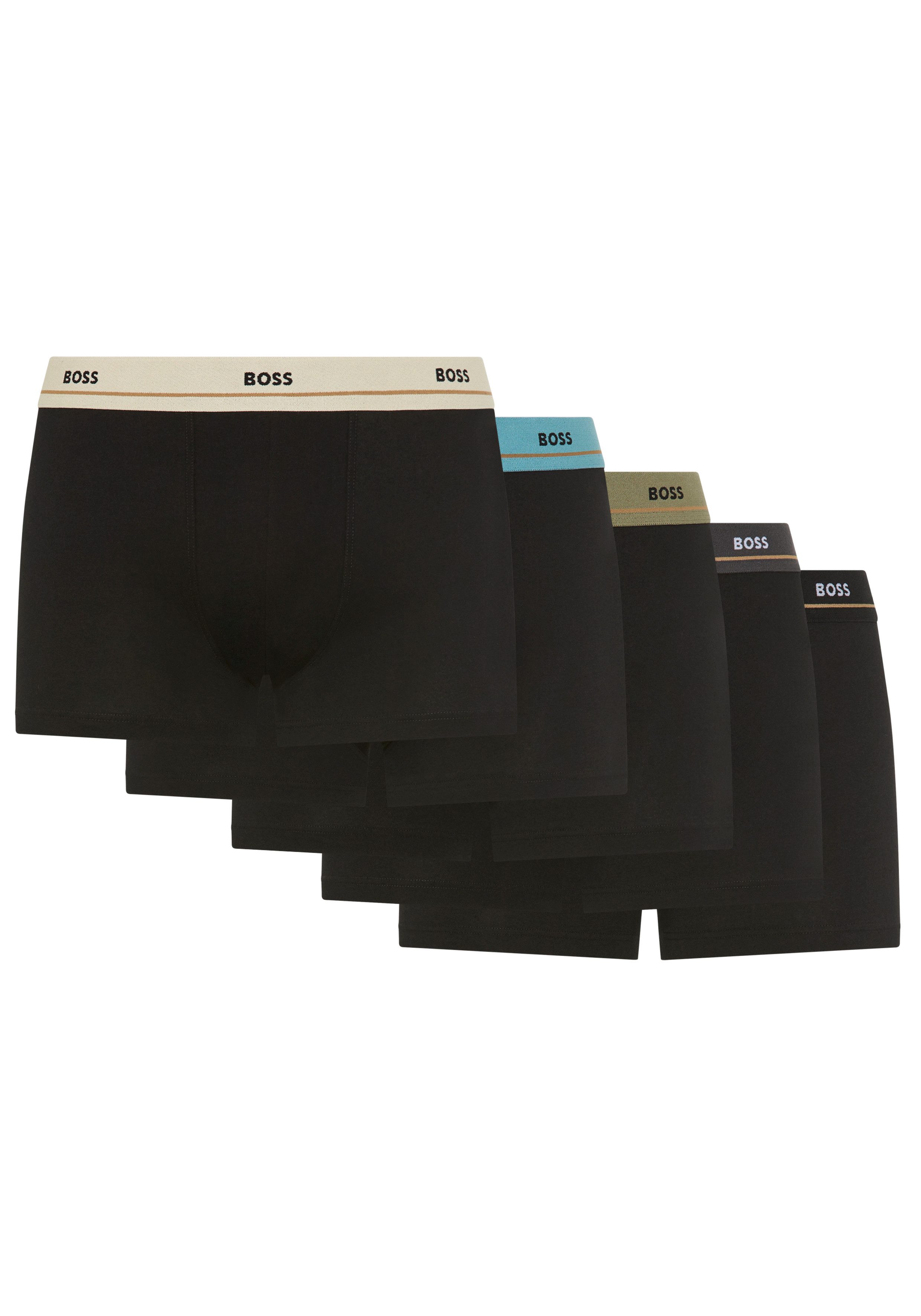BOSS Trunk Trunk 5P Essential (Packung, 5-St., 5er) mit elastischem Bund