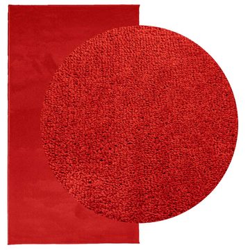 Teppich Teppich OVIEDO Kurzflor Rot 80x150 cm, vidaXL, Rechteckig