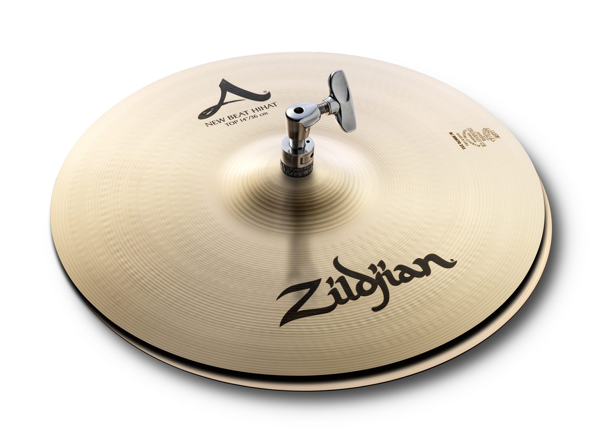 Zildjian Becken Zildjian Hihat, A Zildjian, 14", New Beat Hats, traditional