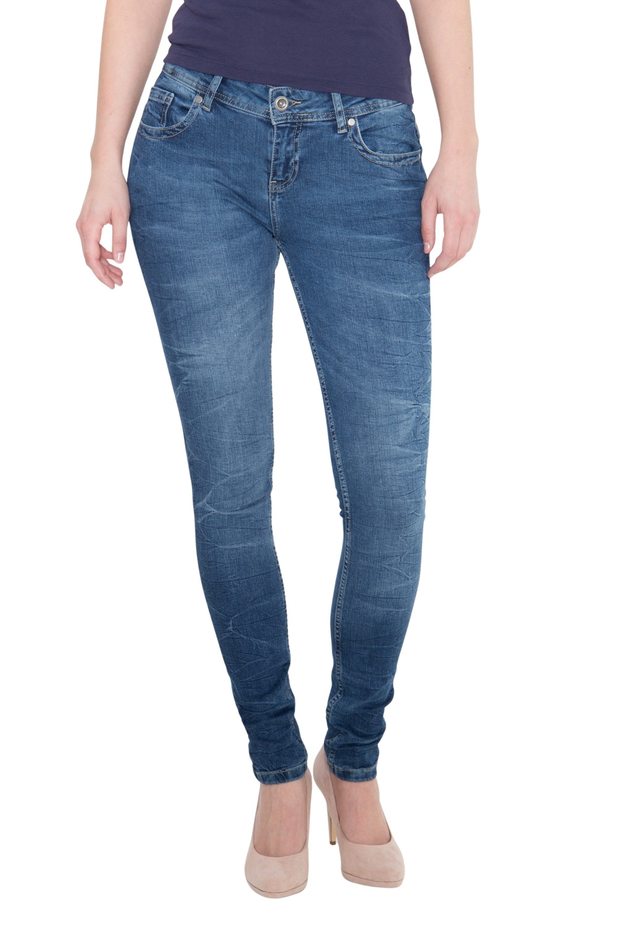 Way of Glory Slim-fit-Jeans Maria (1-tlg) 5-pocket Basic Design in individu günstig online kaufen