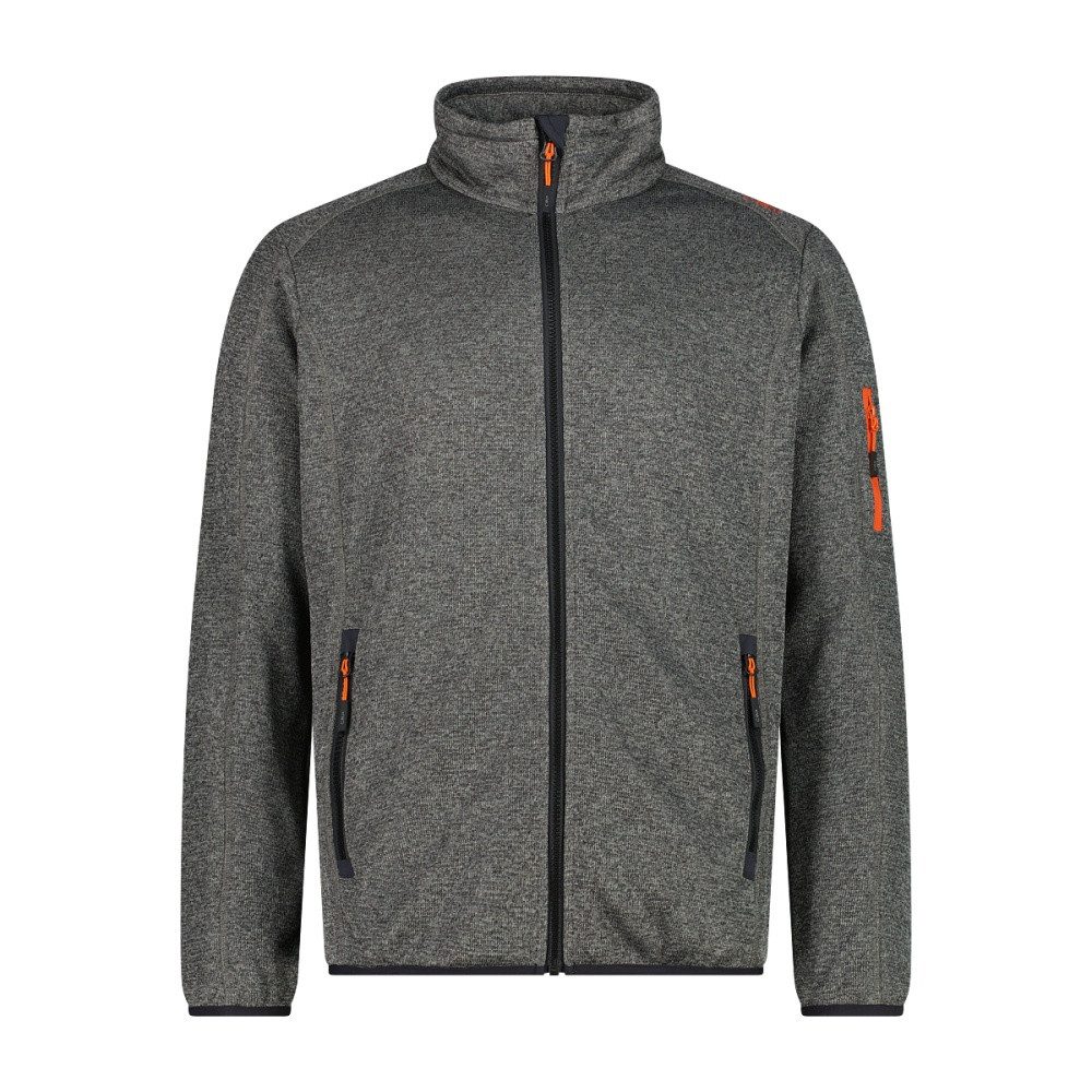 CMP Outdoorjacke CMP Knit-Tech-Fleecejacke mit Mesh