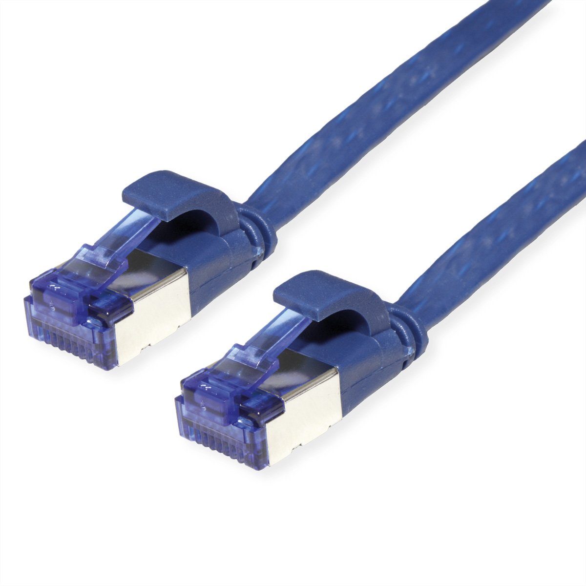 VALUE Patchkabel Cat.6A (Class EA) FTP LAN-Kabel, RJ-45 Männlich (Stecker), RJ-45 Männlich (Stecker) (50.0 cm), extra-flach