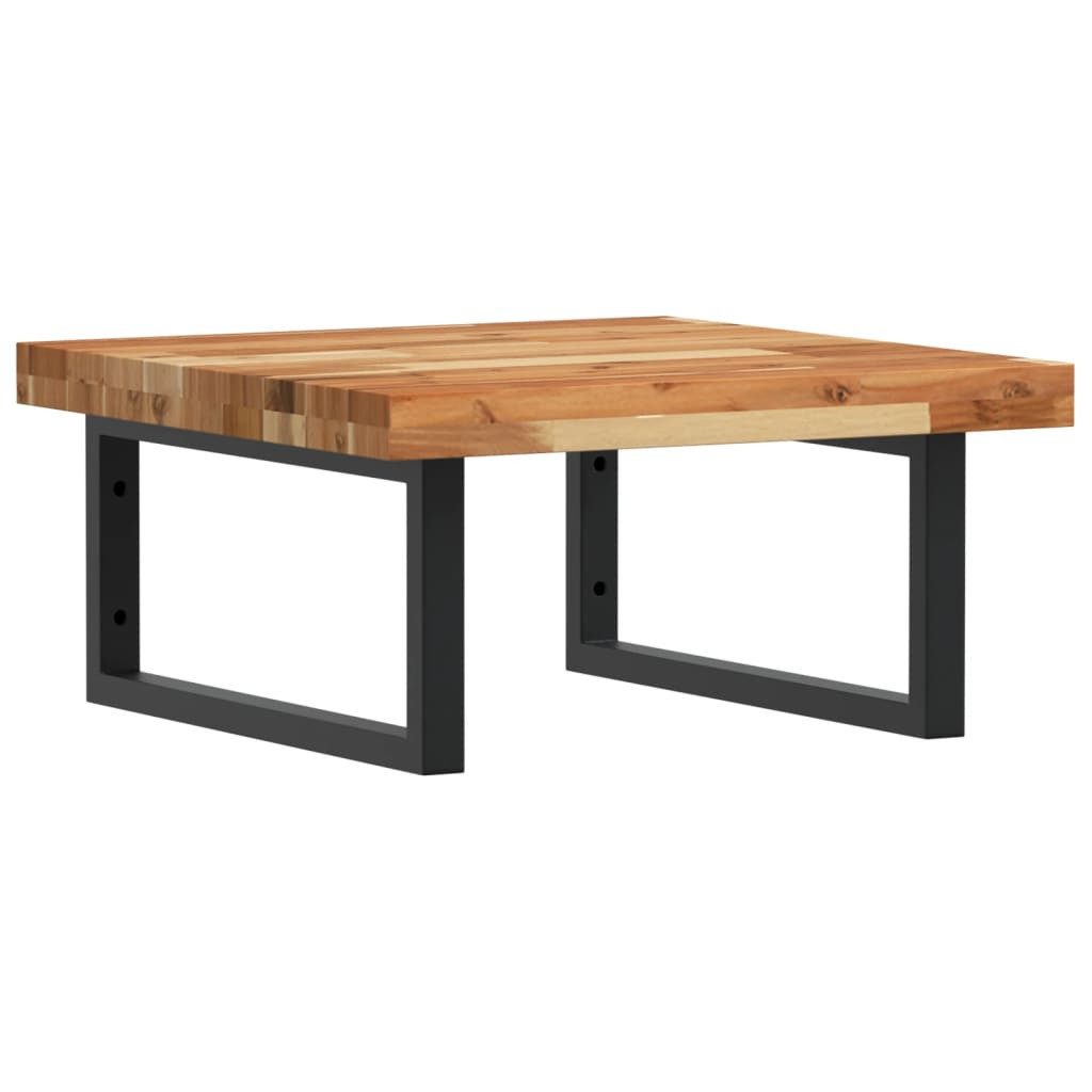 vidaXL Badezimmerspiegelschrank Waschbeckenregal Wandmontage Stahl und nholz (1-St)