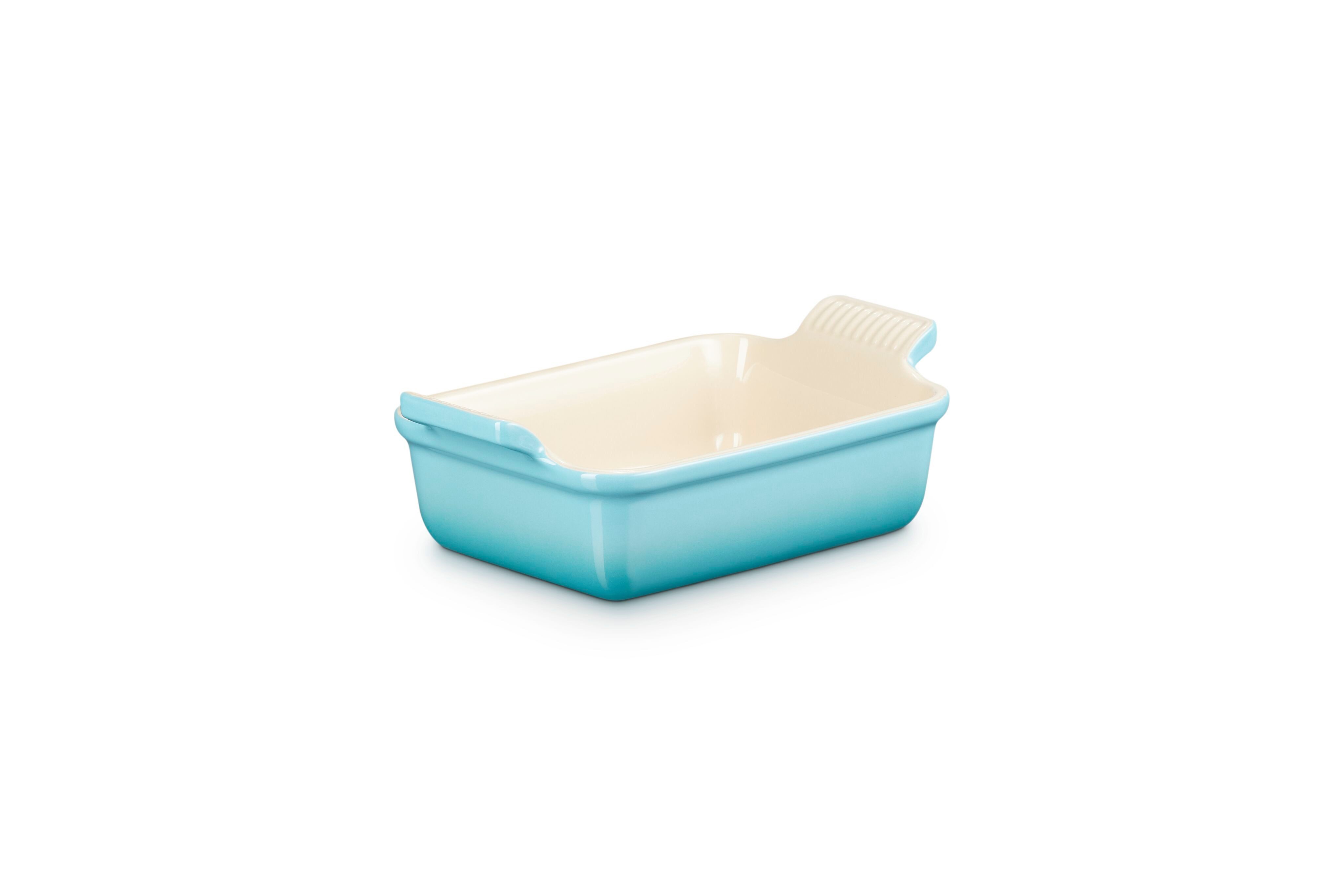 LE CREUSET Auflaufform Tradition, Karibik, 71102191700001, Steinzeug, Maße: 24.7 x 15.1 x 8.1 cm, Gewicht: 970 g
