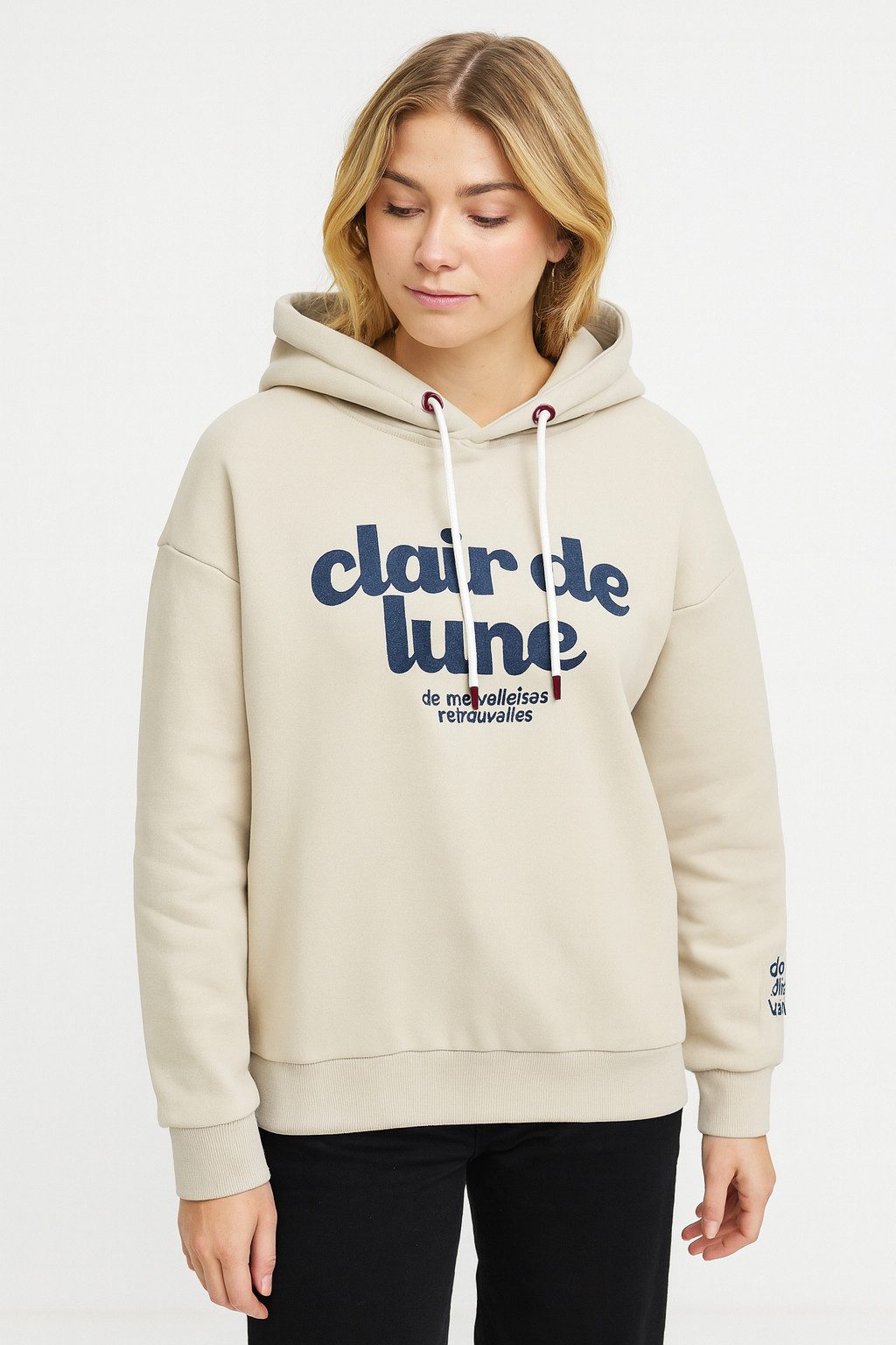 Eight2Nine Hoodie Moderner Frontprint (1-tlg) EIGHT2NINE günstig online kaufen