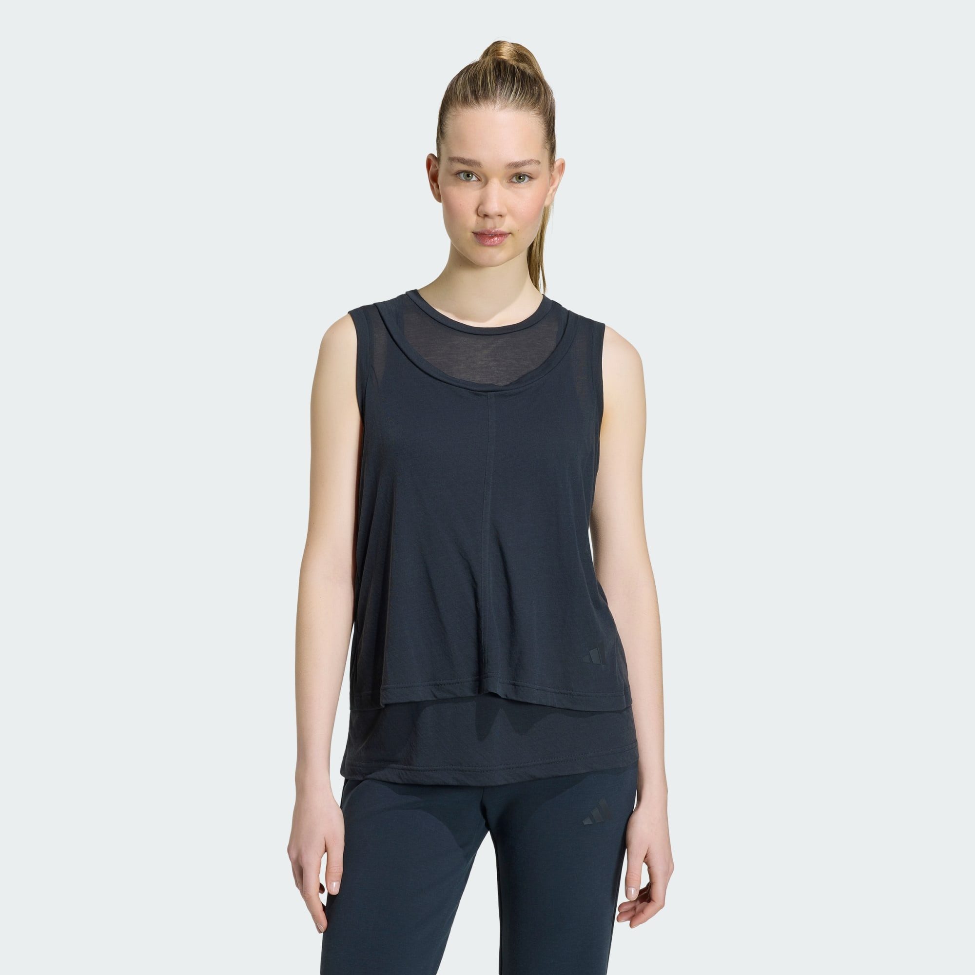 adidas Sportswear Tanktop SOFT LUX SHEER TANK TOP (1-tlg)