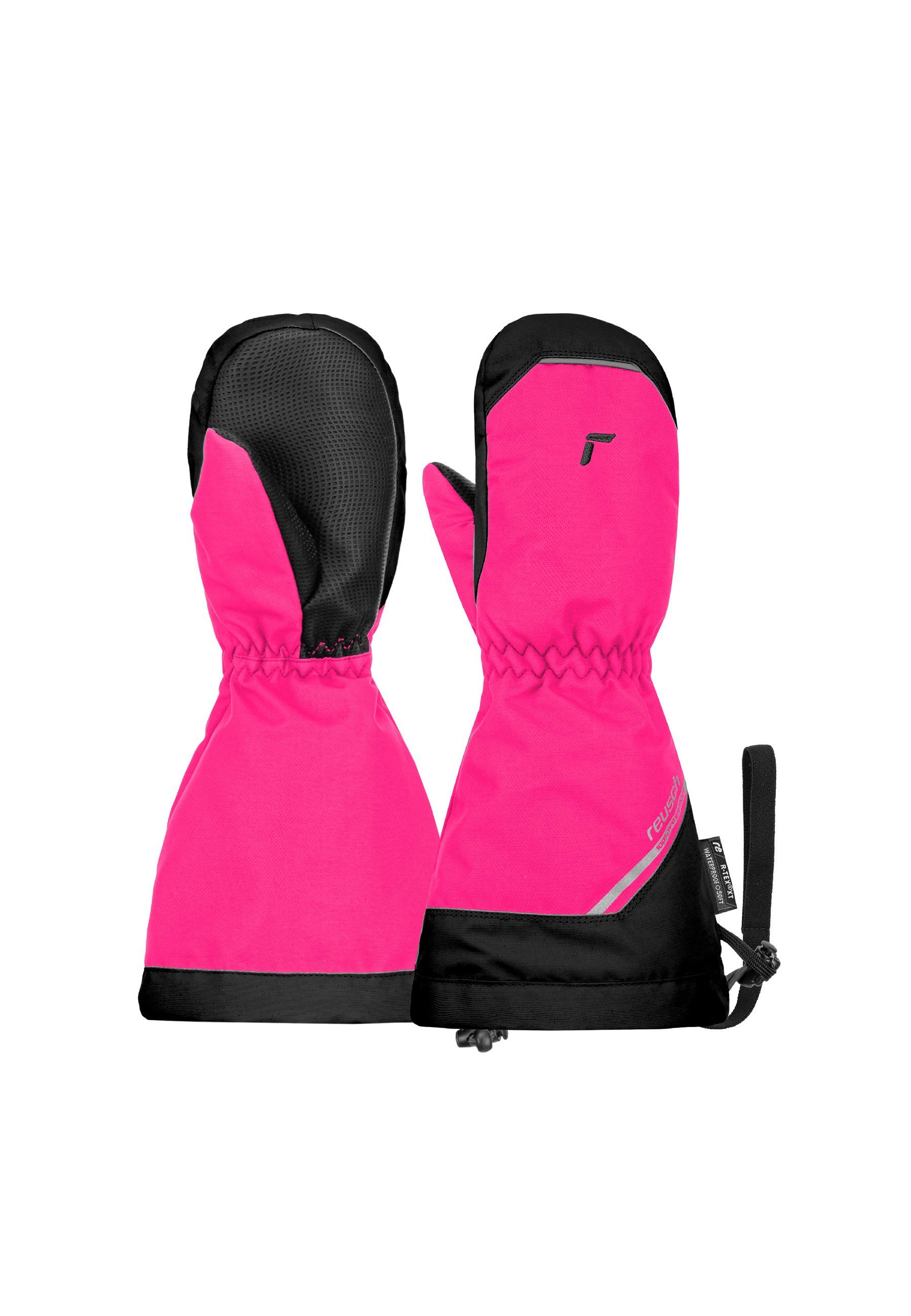 Reusch Fäustlinge Wes R-TEX XT Mitten sehr warm, wasserdicht, atmungsaktiv pink-schwarz | Handschuhe