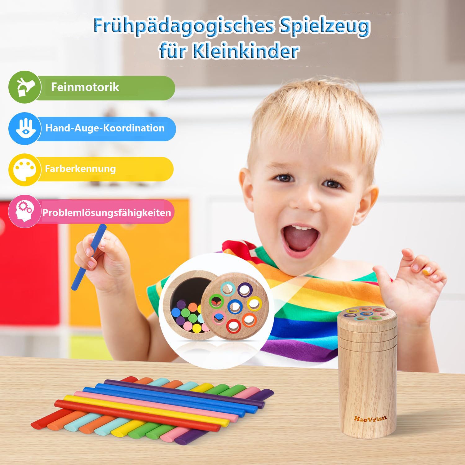 CLTYQ Lernspielzeug Montessori Spielzeug ab 1 günstig online kaufen