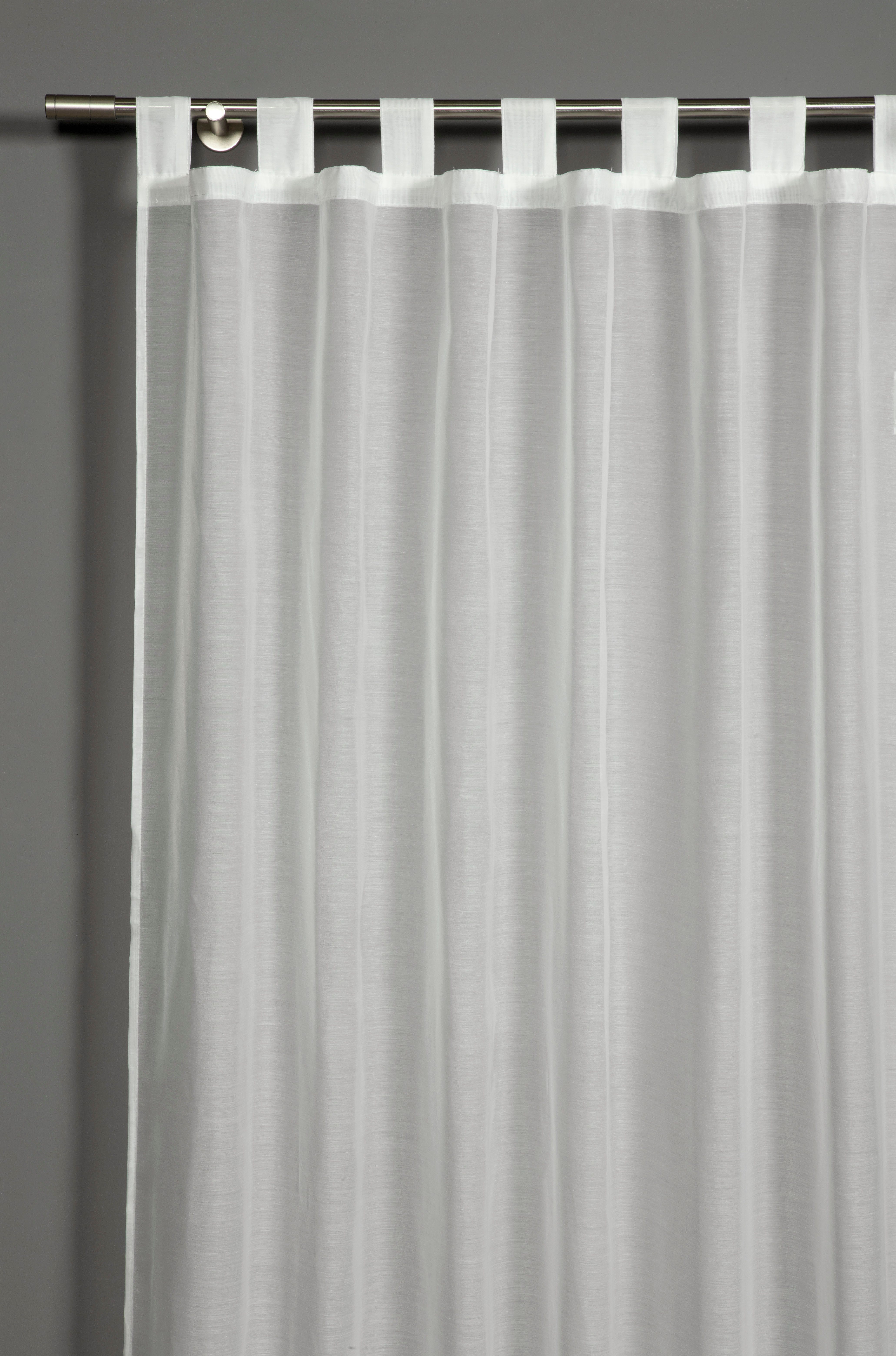 Sehlbach Gardine Schal Voile Uni, Schlaufen günstig online kaufen