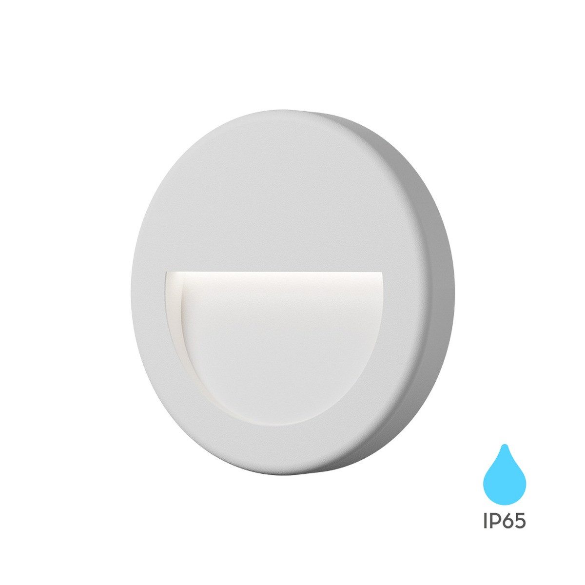 Braytron LED Wandleuchte 3W LED Treppenlicht Treppenbeleuchtung Treppenleuchte Stufenlicht, LED fest integriert, Warmweiß, Energieeffizient, Flimmerfrei, Langlebig, Spritzwassergeschützt