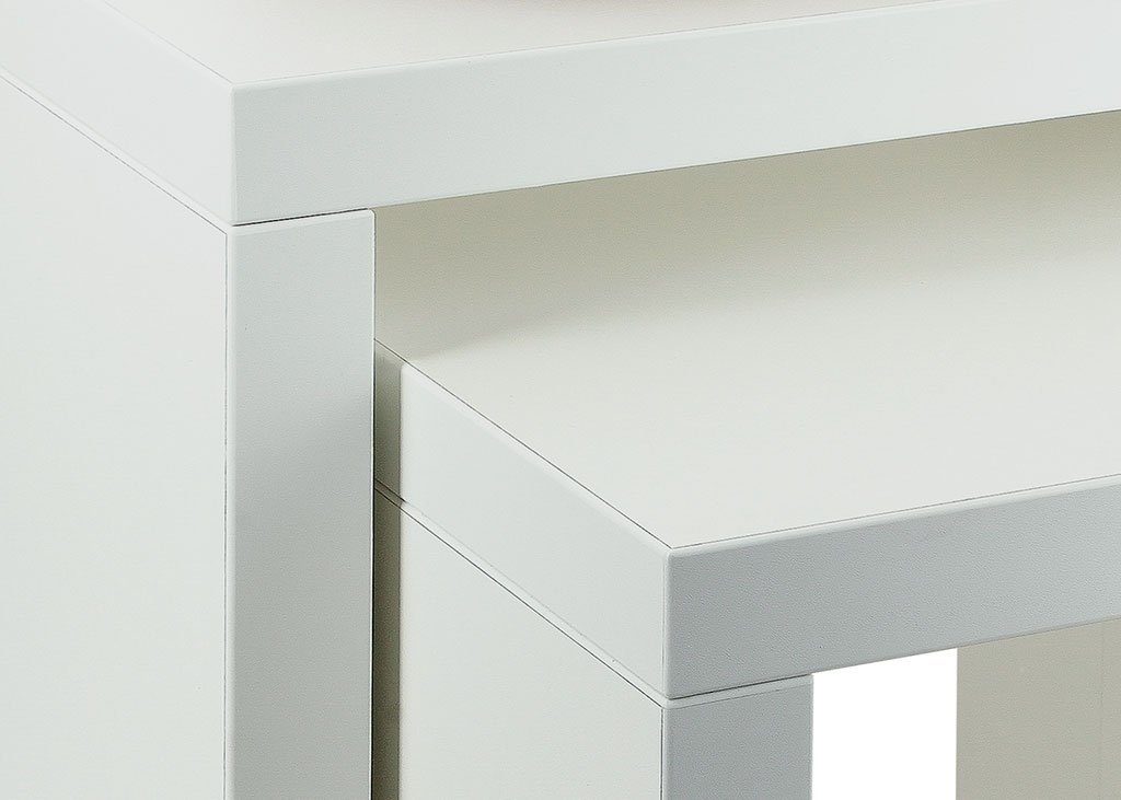 Levandeo® Couchtisch, 2 Satztisch Weiß Deutsche günstig online kaufen