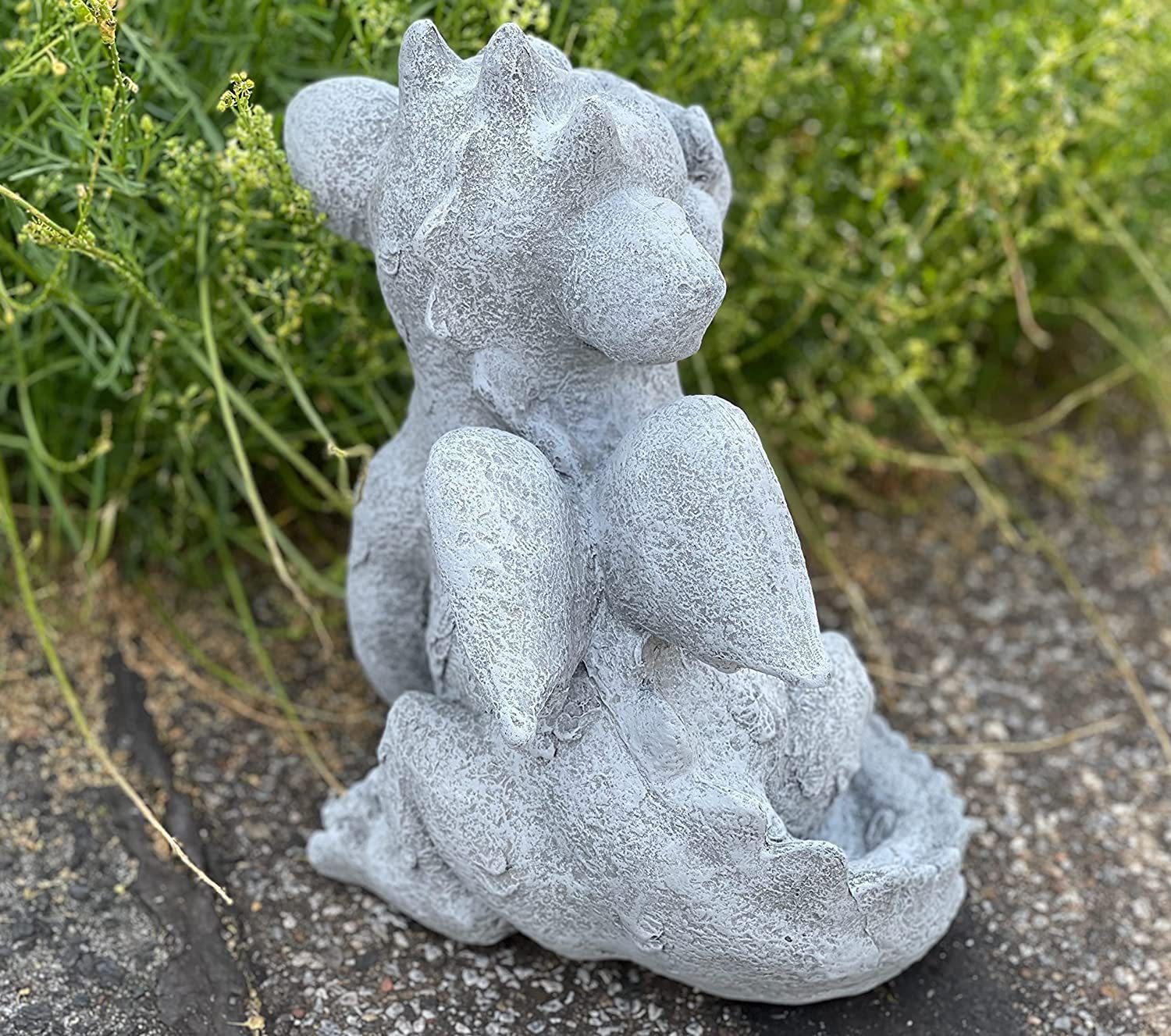 Stone and Style Gartenfigur Frostfeste Steinfigur Drache Cristiano – Bild 4 von 5