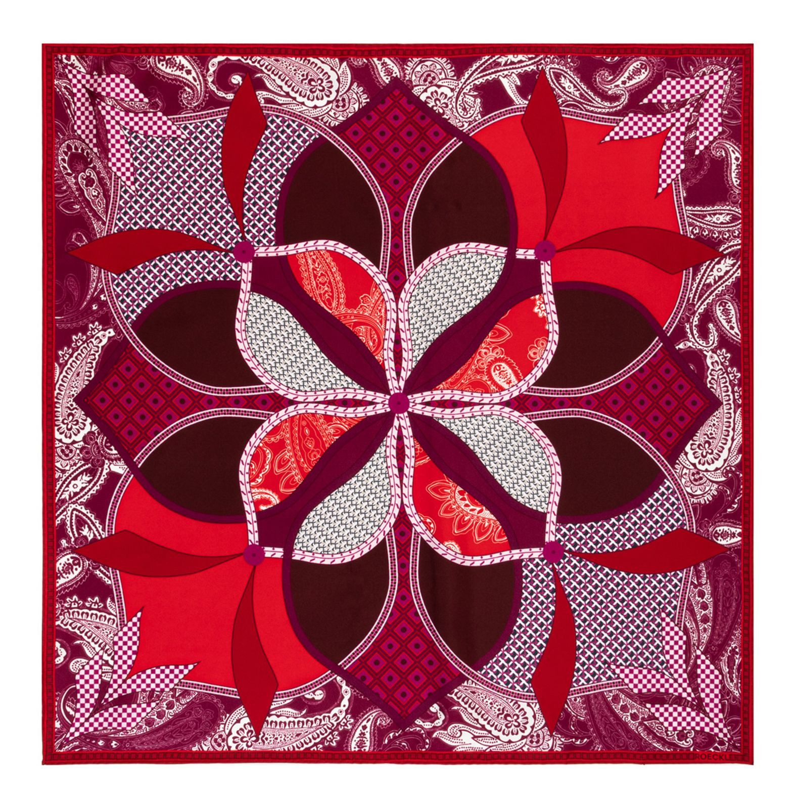Roeckl Modetuch Flower Mandala 64x64