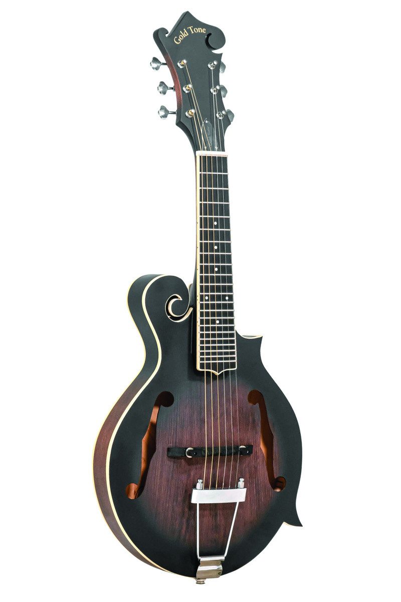 Gold Tone Banjo Gold Tone F-6 6-Saiter Gitarren-Mandoline mit F-Stil Korpus, Tonabn...