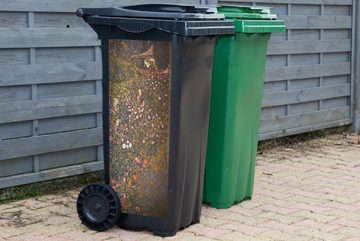 MuchoWow Wandsticker Italienische Gartenbaulandschaft - Gustav Klimt (1 St), Mülleimer-aufkleber, Mülltonne, Sticker, Container, Abfalbehälter