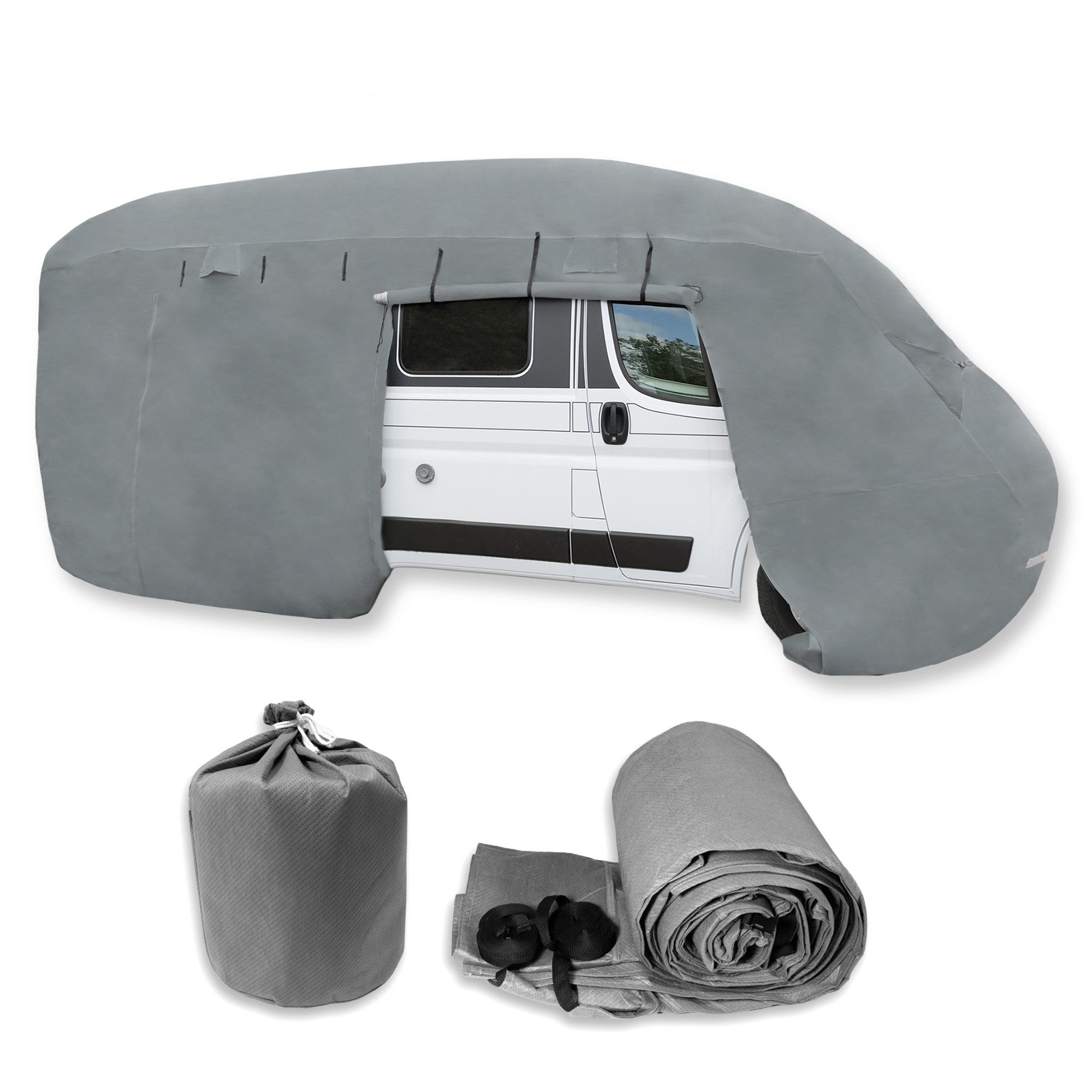 Lemodo Wohnmobilschutzhülle Wohnmobil Schutzhülle, Zeltgarage in verschiedenen Größen, Abdeckung für Camper