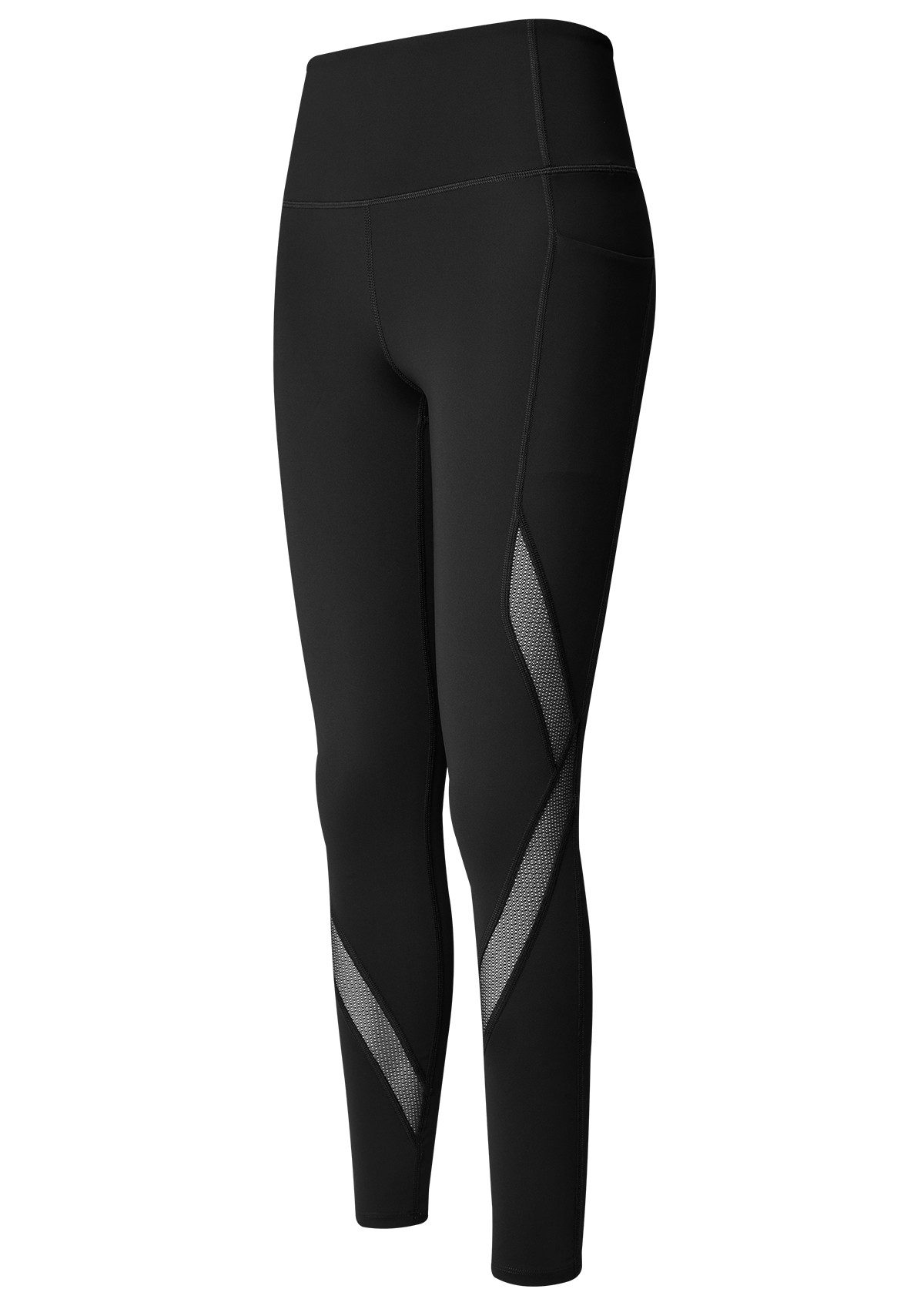 Yvette Leggings Damen Sporthose mit Taschen&Mesh günstig online kaufen