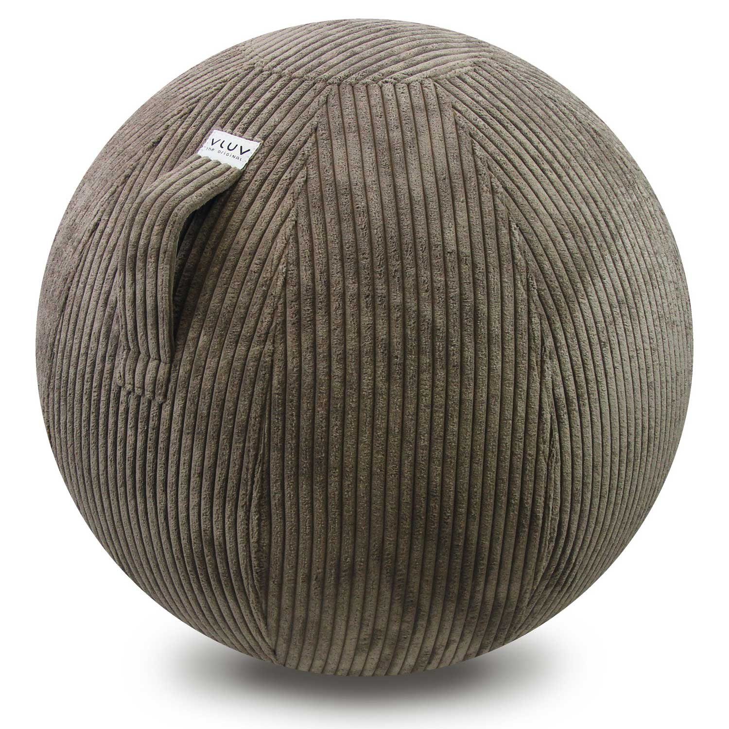 VLUV Stuhl Sitzball Vlip 60-65 cm nougat Breitcord