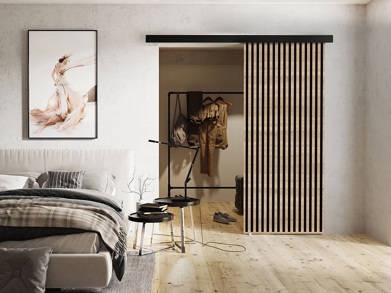 MIRJAN24 Schiebetür Belmo 80 (universell Links / Rechts), Metallkugellagers günstig online kaufen