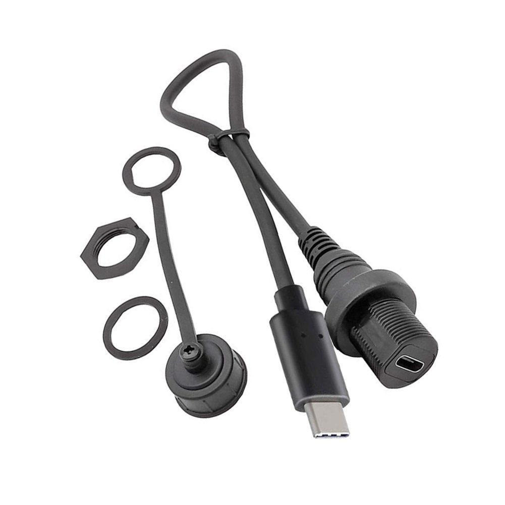 Bolwins G57 USB C Kabel USB 3.1 Type C Stecker auf Buchse Auto