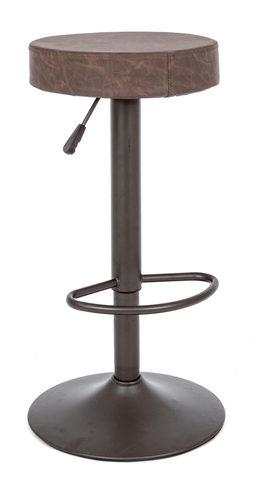 Barhocker Piper 2er-Set aus Kunstleder, Braun