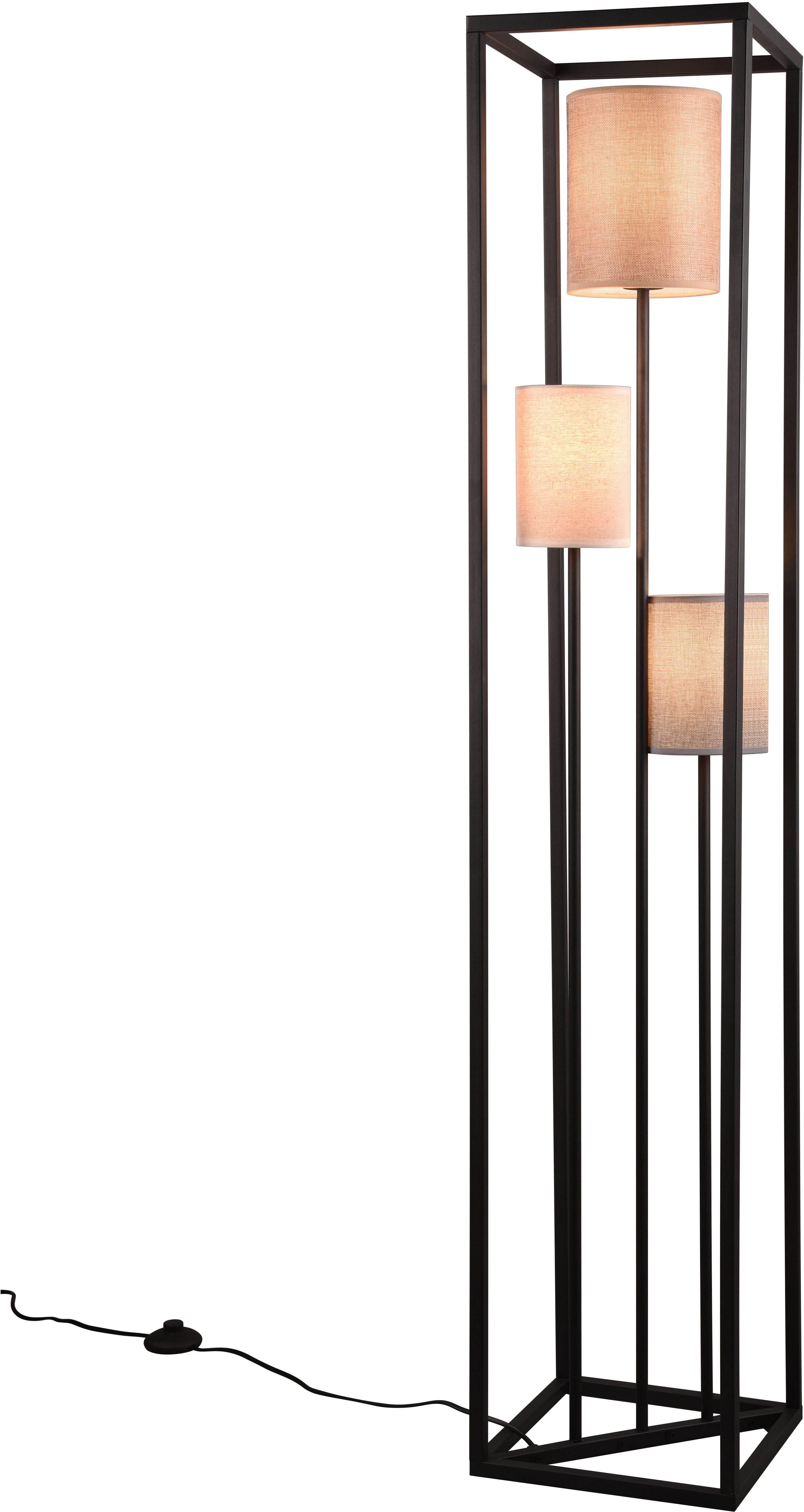 TRIO Leuchten Stehlampe ROSS, Stehleuchte 3-flammig exkl 3xE27 max 25W Flur günstig online kaufen