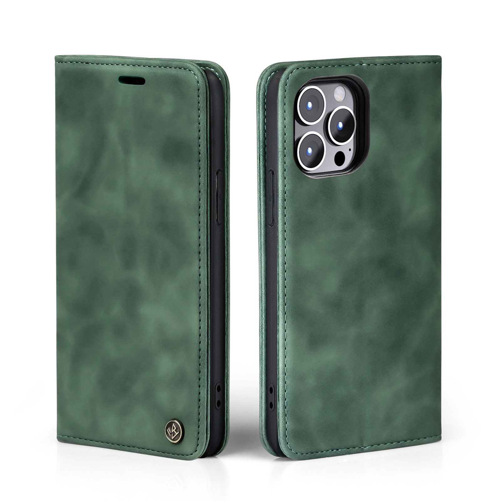 Tec-Expert Handyhülle Tasche Hülle für Apple iPhone 14 Pro 6.1 Zoll, 6.1, Cover Klapphülle Case mit Kartenfach Fliphülle aufstellbar