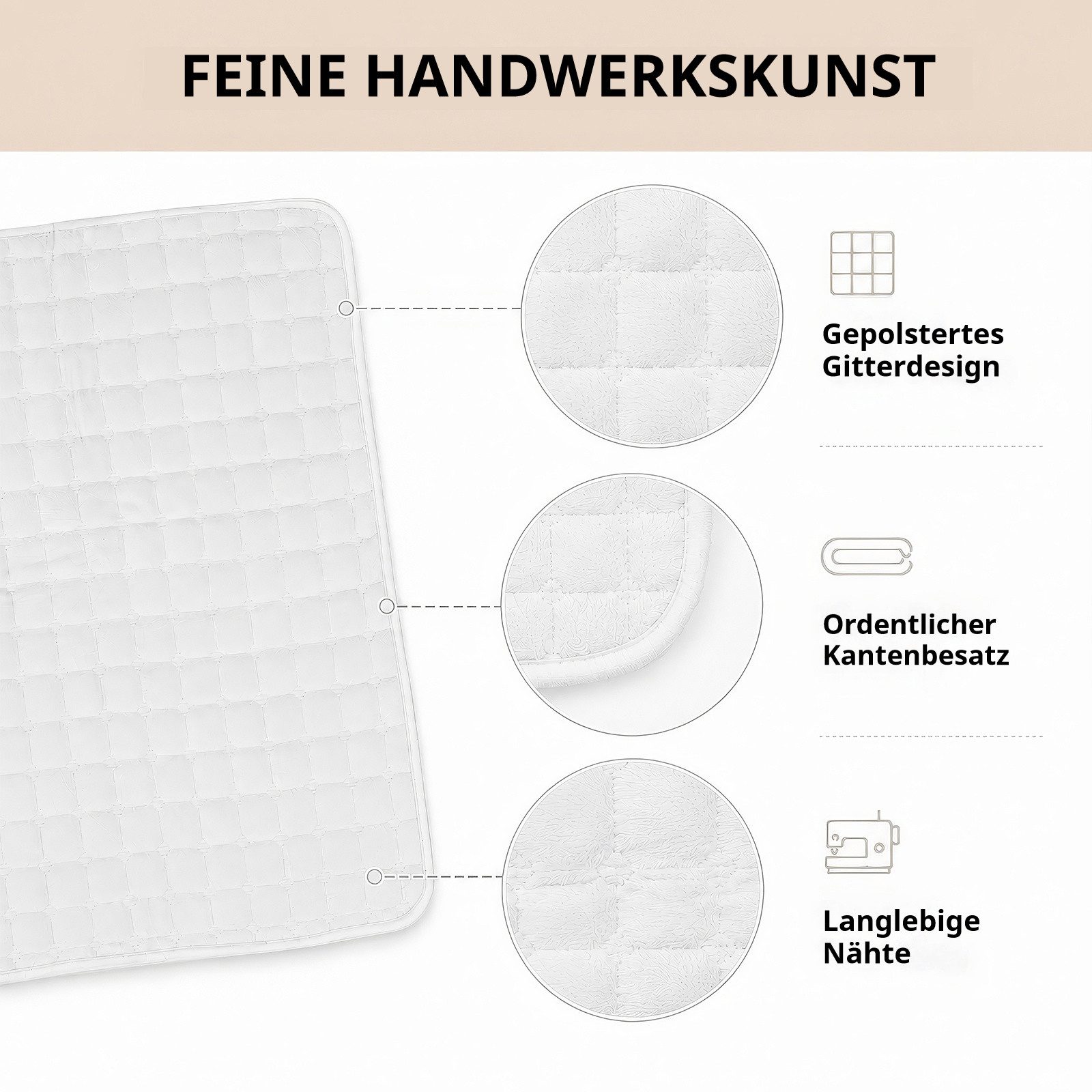 BlingBin Sofabezug Flanell Sofabezug 1 2 3 4 Sitzer Sofa Überzug Couch Überwurfdecke, Ecksofa Sofa Couch Überwurfdecke,Rutschfest Abdeckung für Wohnzimmer – Bild 3 von 5