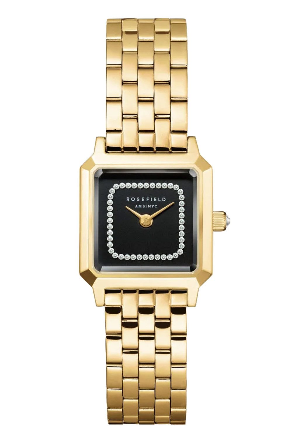 ROSEFIELD Quarzuhr Boxelle Goldfarben mit en