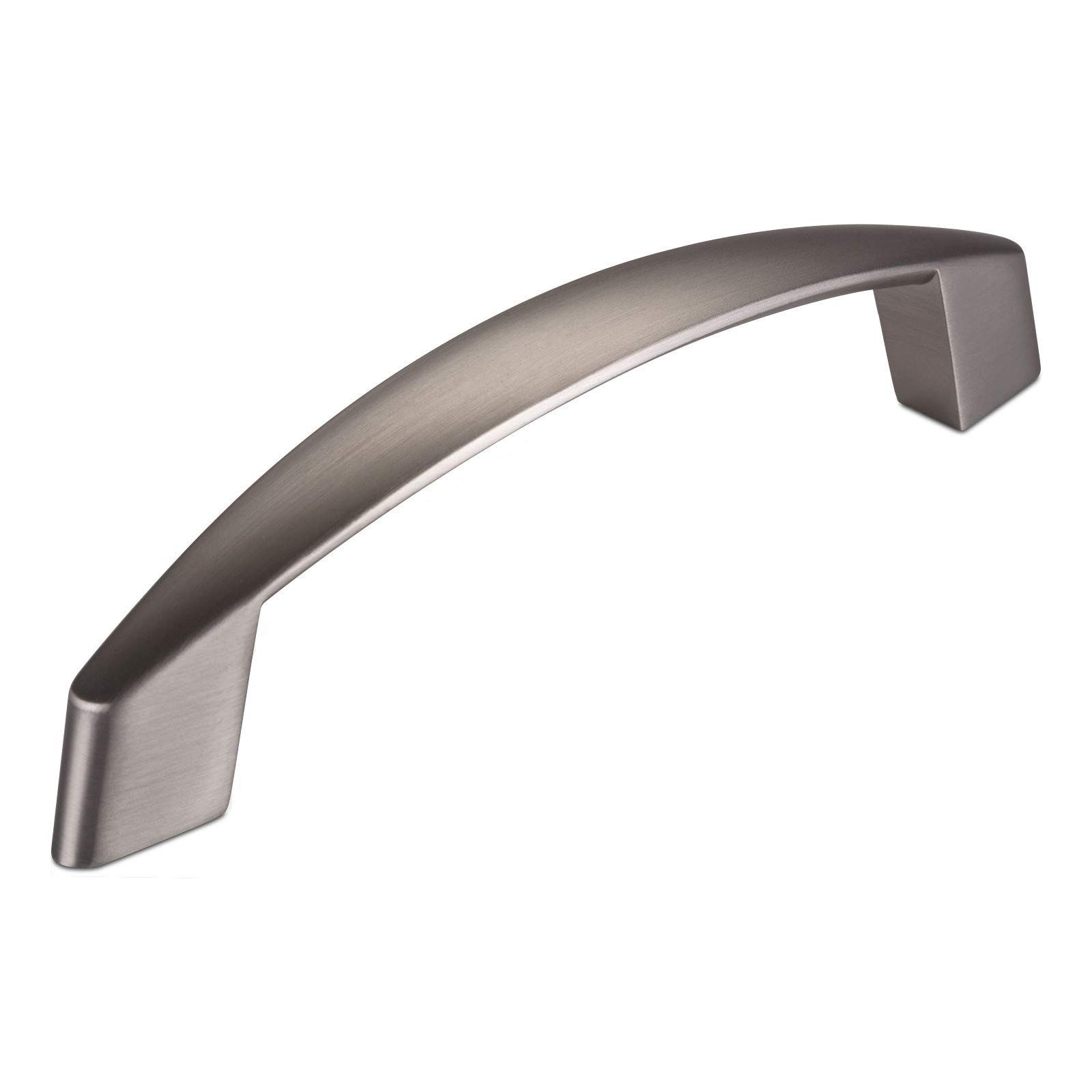 SO-TECH® Möbelgriff Bügelgriff THEA BA 96 - 128 mm - incl. Schrauben, Lochabstand 96 mm Edelstahloptik matt - inkl. Schrauben