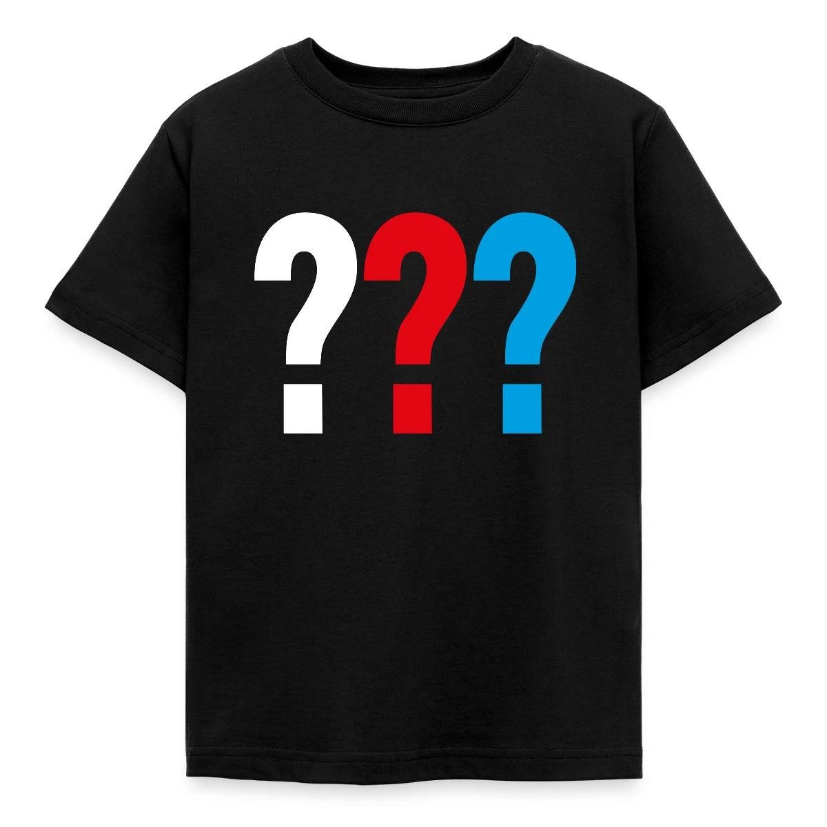 T-Shirt Die Drei Fragezeichen Logo Kinder T-Shirt