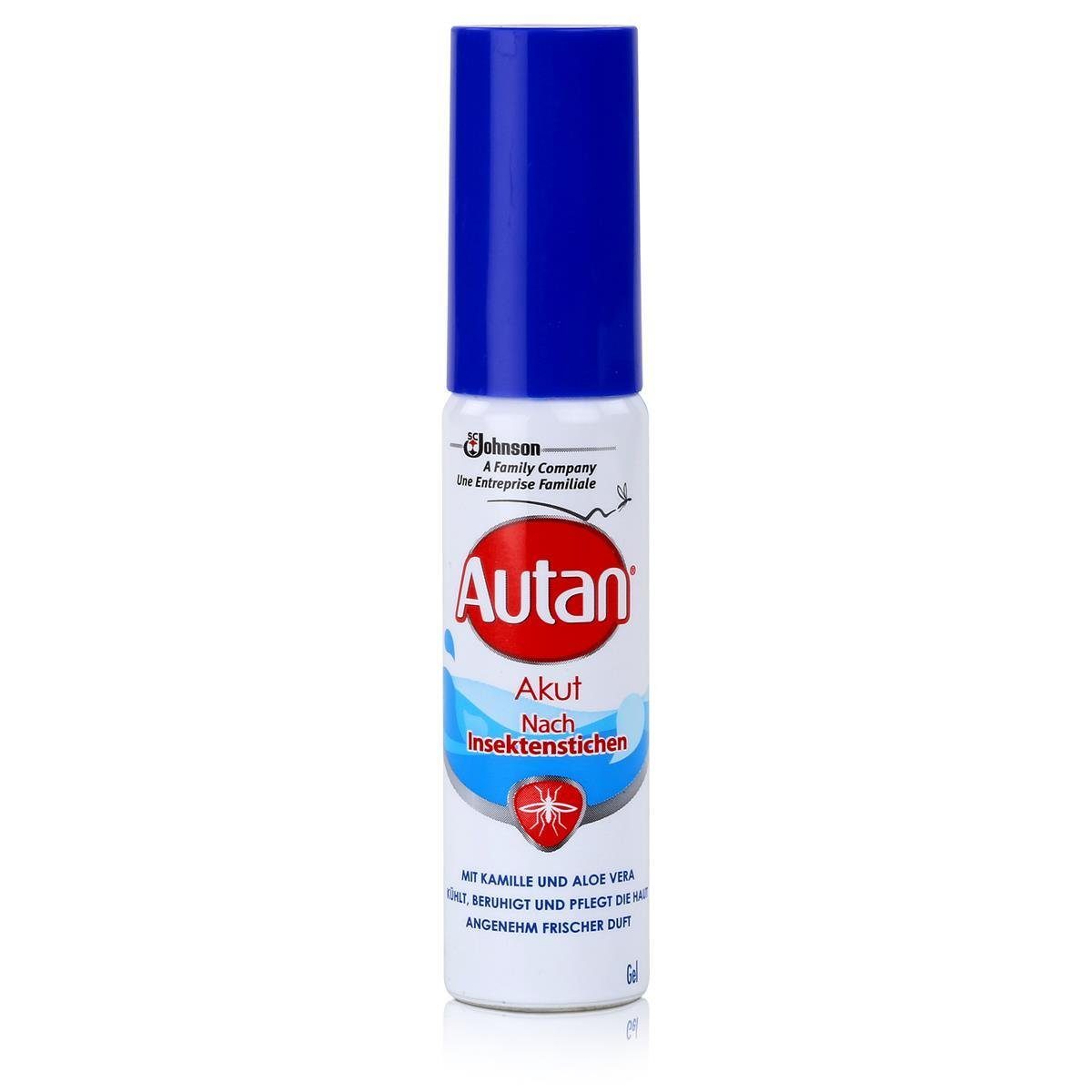 Autan Insektenspray Autan AKUT Gel 25ml - mit Kamille und Aloe Vera | Insektizide