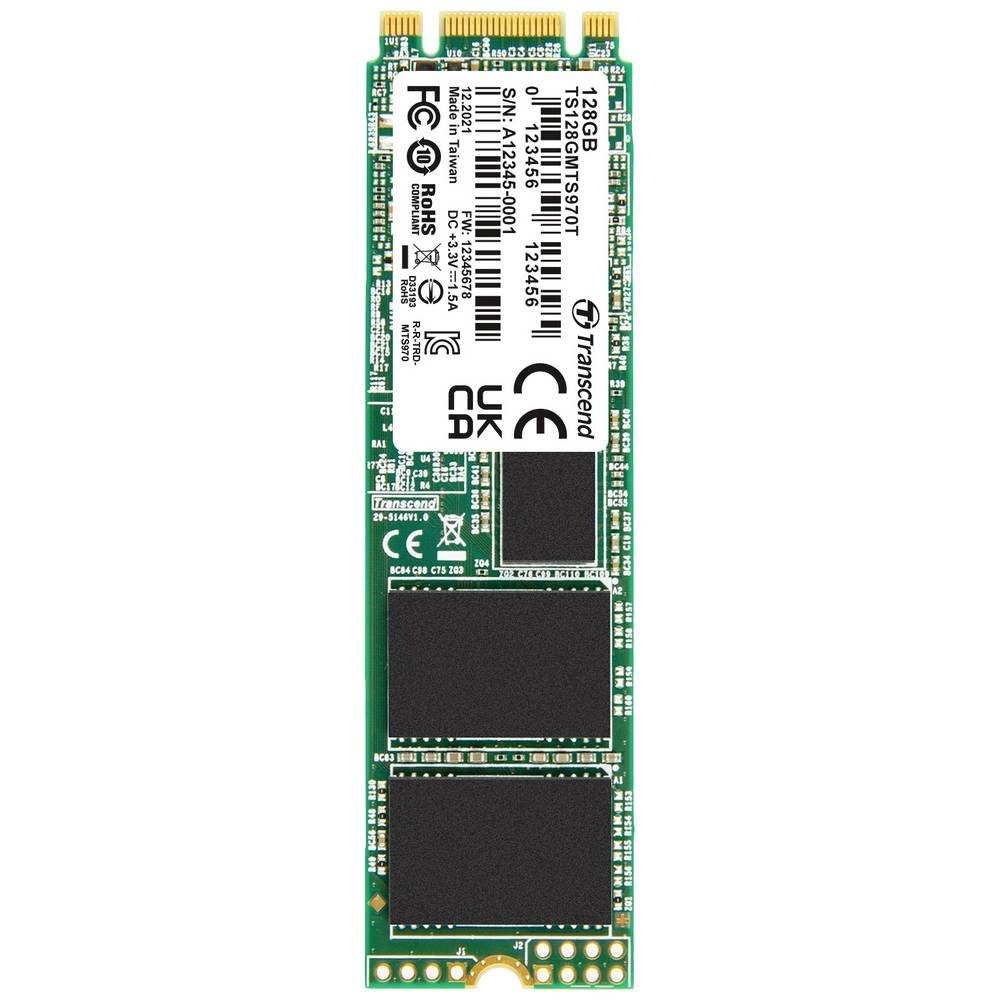 Transcend MTS970T SATA III M.2 SSDs TS128GMTS970T SSHD-Hybrid-Festplatte (128 GB)