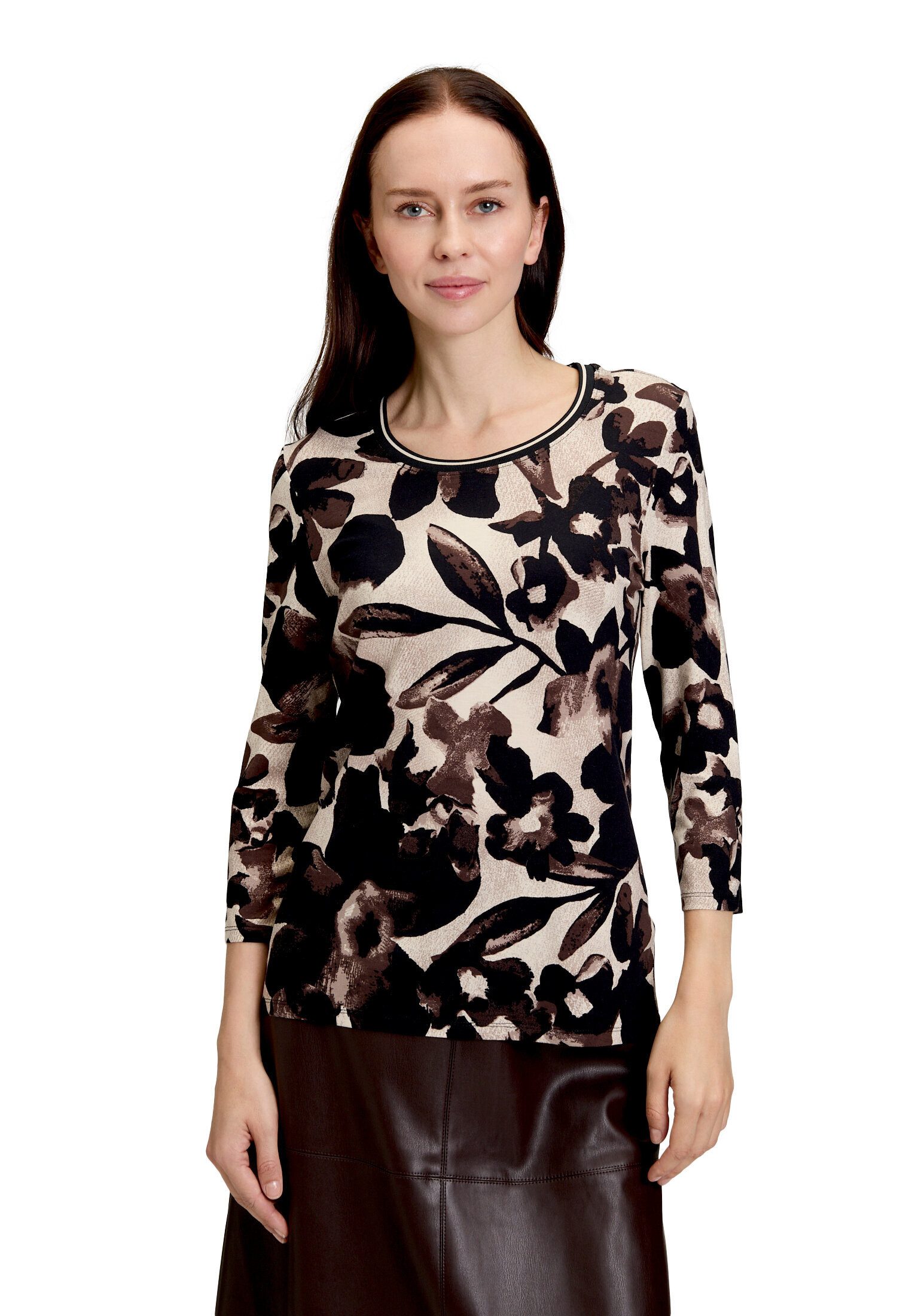Betty Barclay 3/4-Arm-Shirt Damen mit Rundhalsausschnitt (1-tlg)